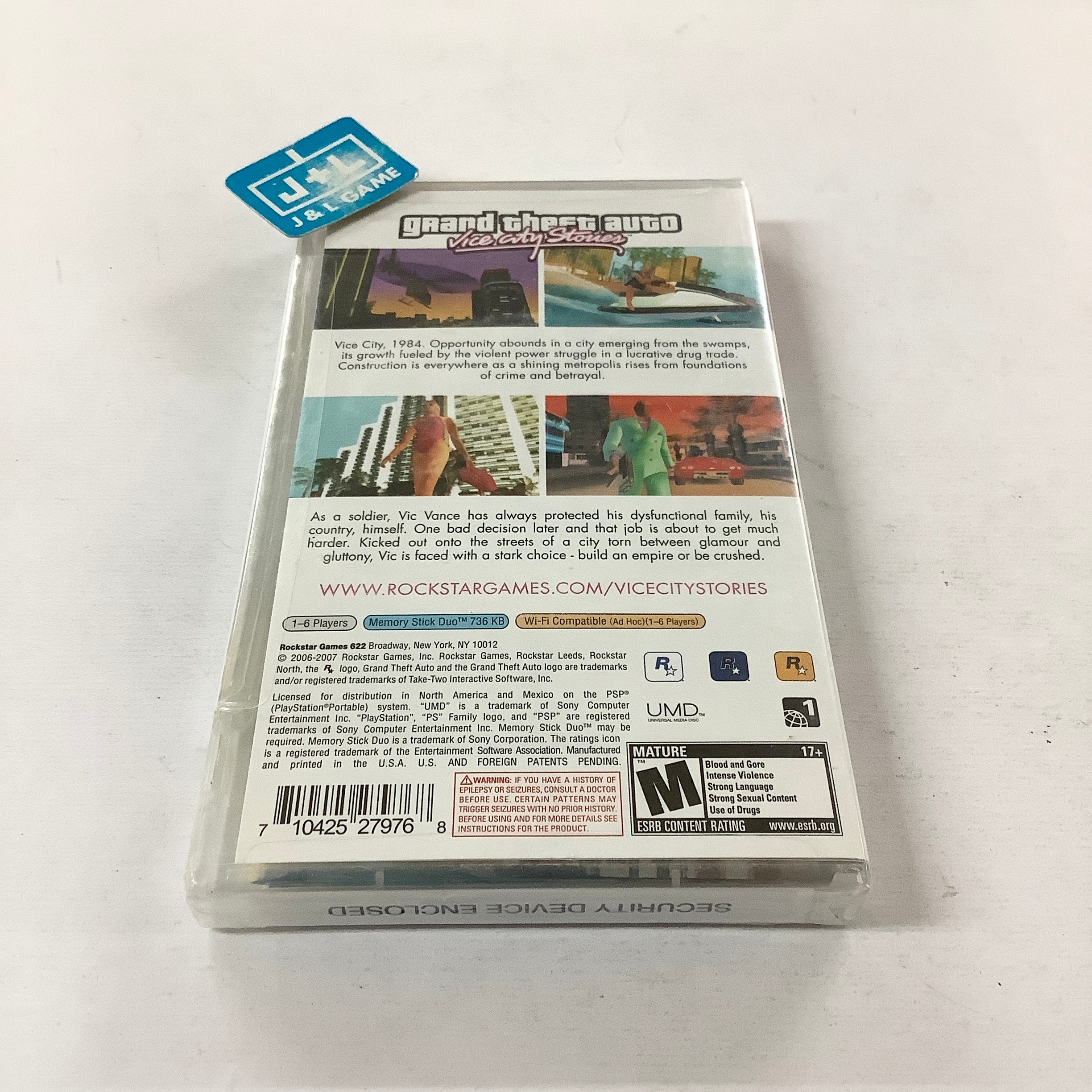Grand Theft Auto: Vice City Stories (Greatest Hits) - SONY PSP Video Games Rockstar Games   