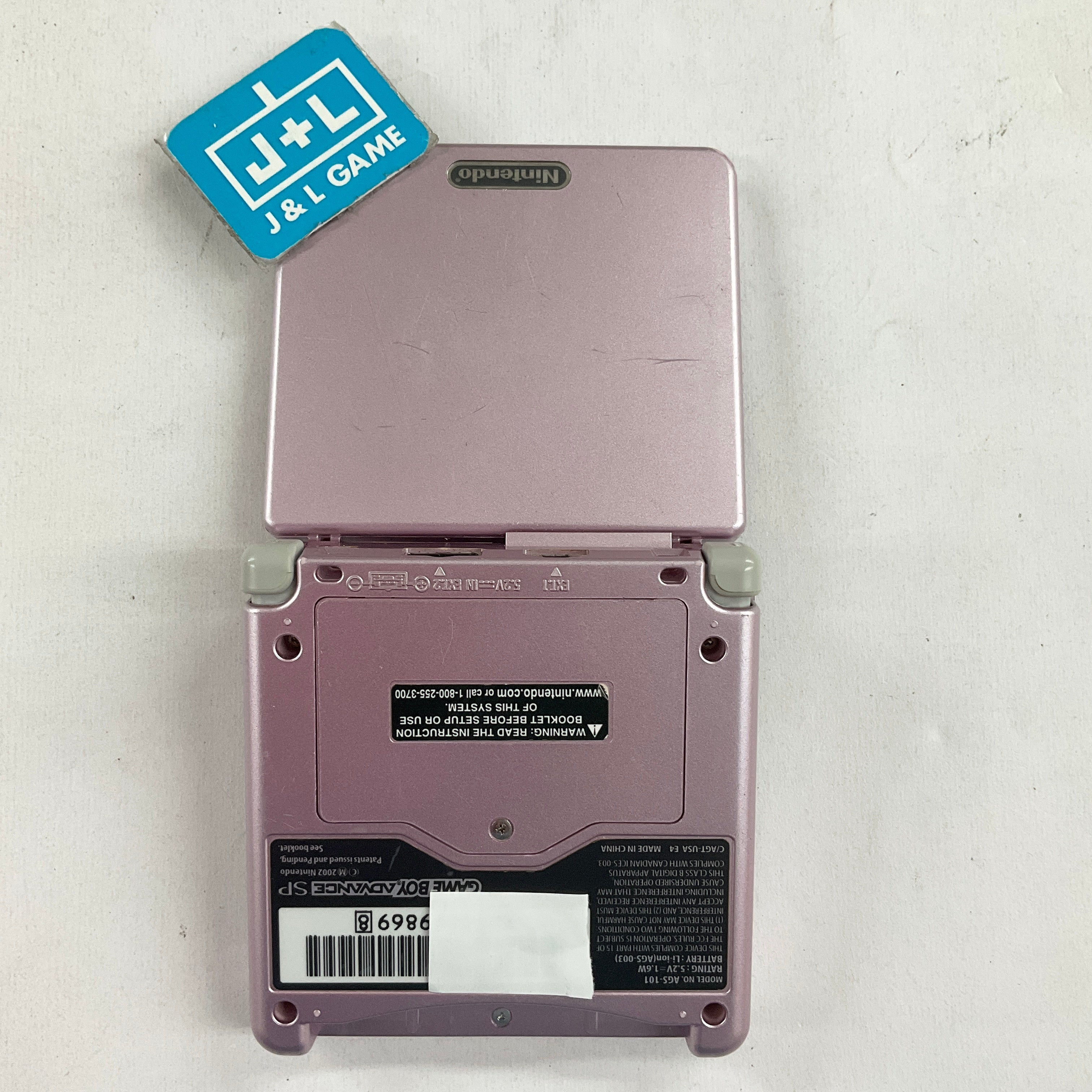 Nintendo Game Boy Advance SP Console AGS - 101 (Pearl Pink) - (GBA) Game Boy Advance SP [Pre-Owned] CONSOLE Nintendo