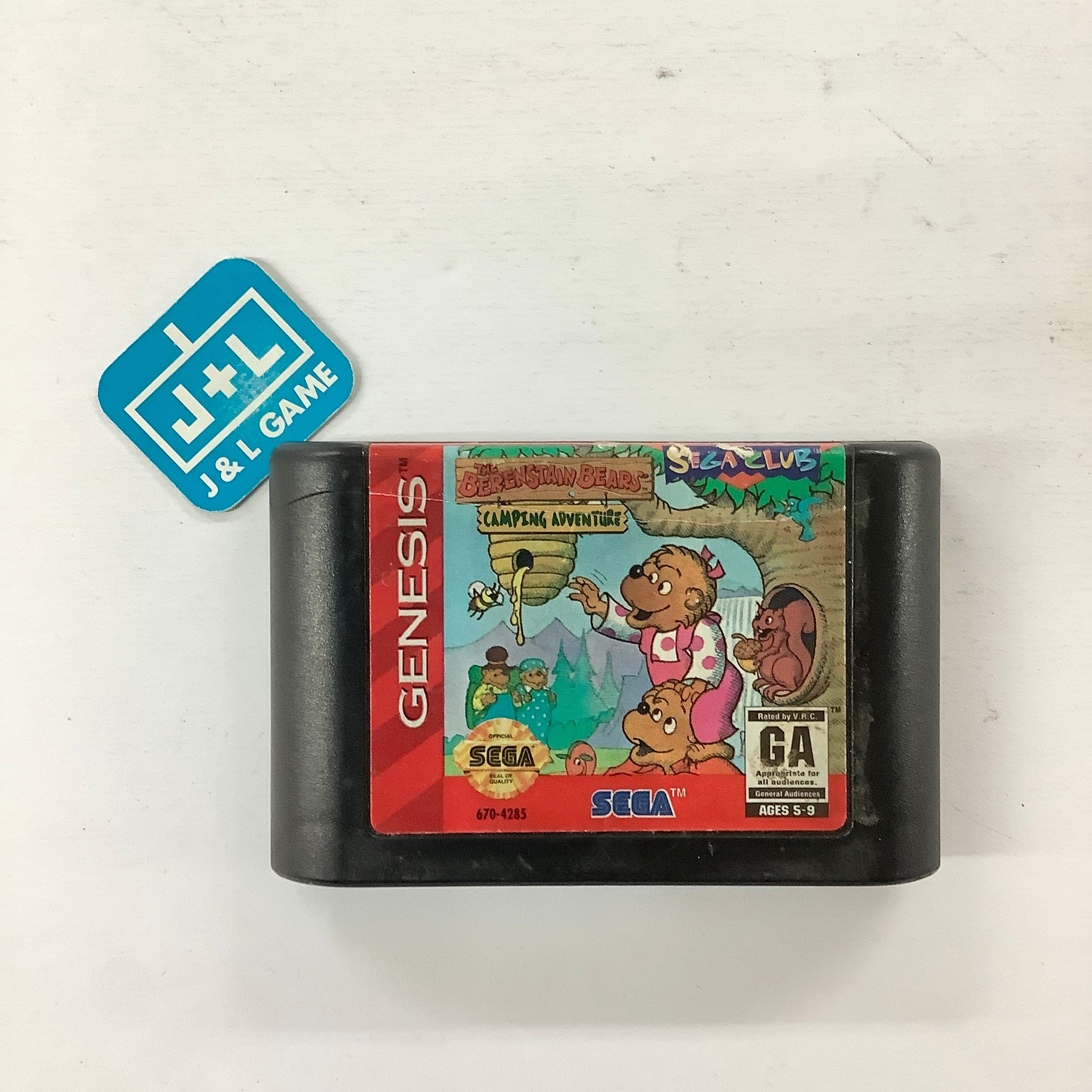 The Berenstain Bears' Camping Adventure - (SG) SEGA Genesis [Pre-Owned] Video Games Sega   