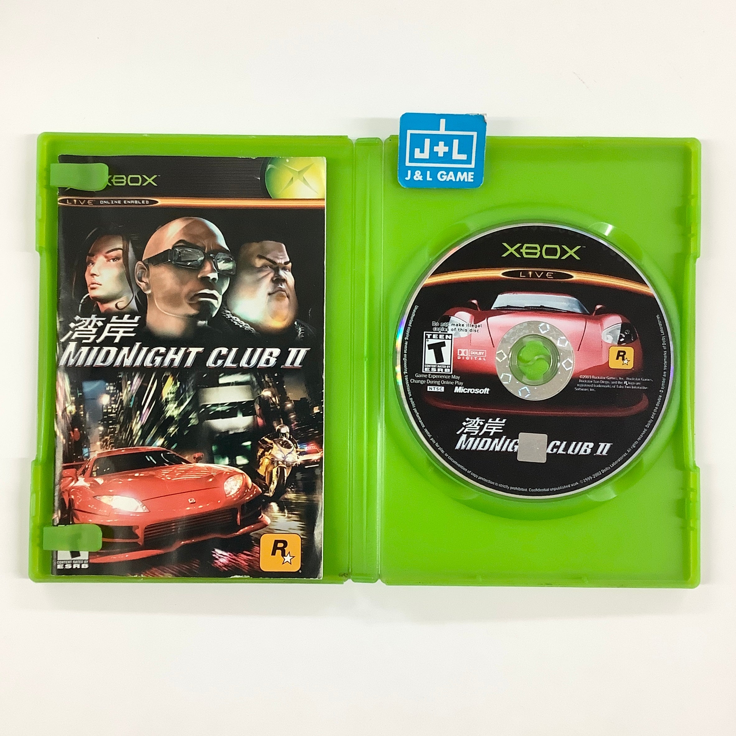Midnight Club II - (XB) Xbox [Pre-Owned] Video Games Rockstar Games