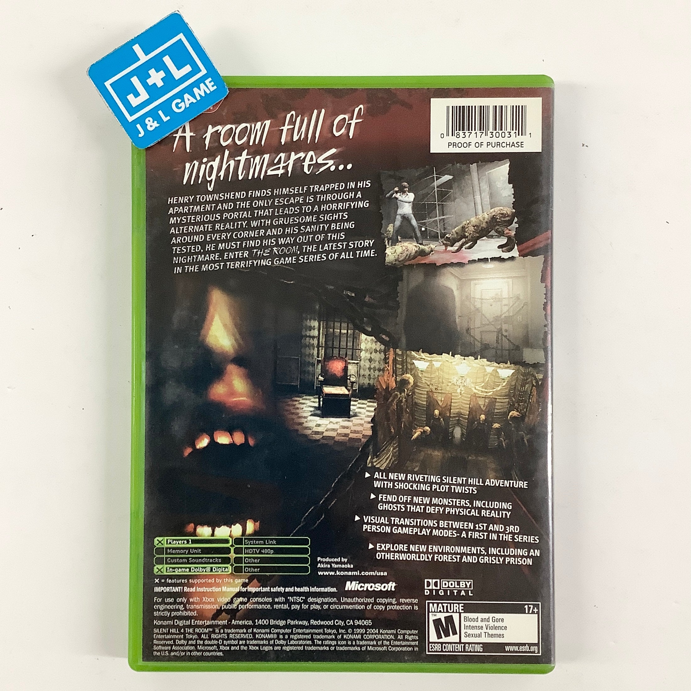 Silent Hill 4: The Room - (XB) Xbox [Pre-Owned]