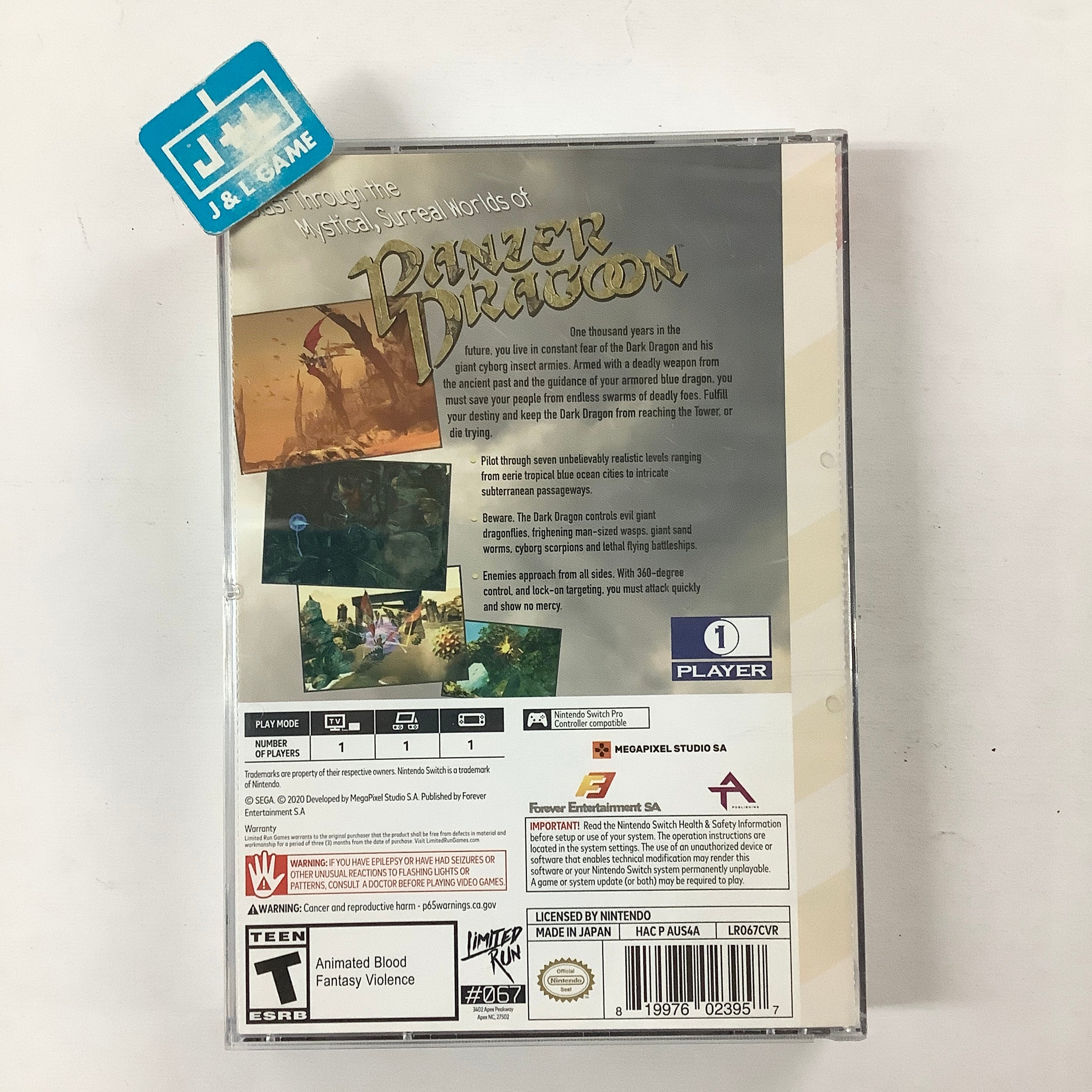Panzer Dragoon Collector's Edition (Limited Run #067) - (NSW) Nintendo Switch [Pre-Owned] Video Games Limited Run Games   