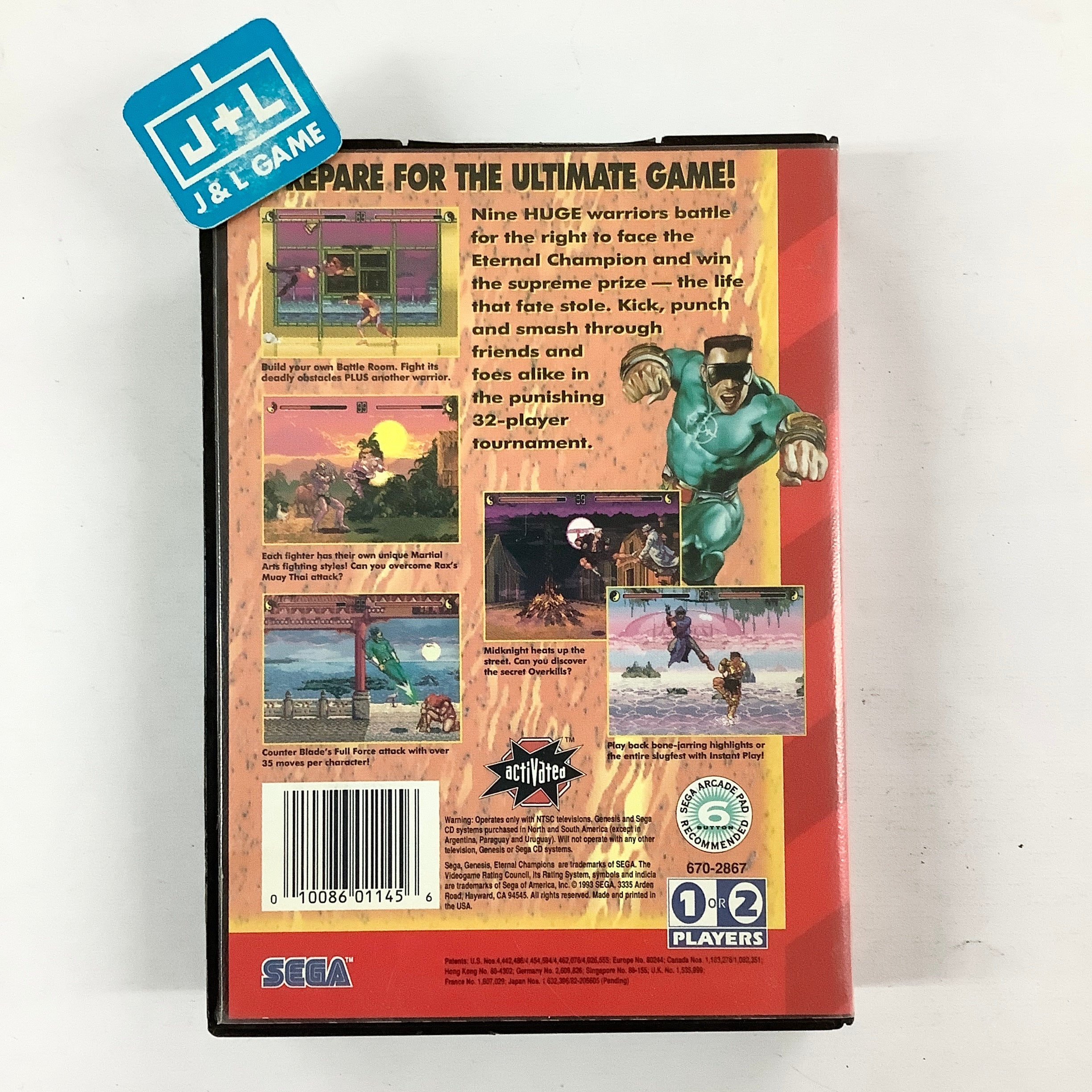 Eternal Champions - (SG) SEGA Genesis [Pre-Owned] Video Games Sega   