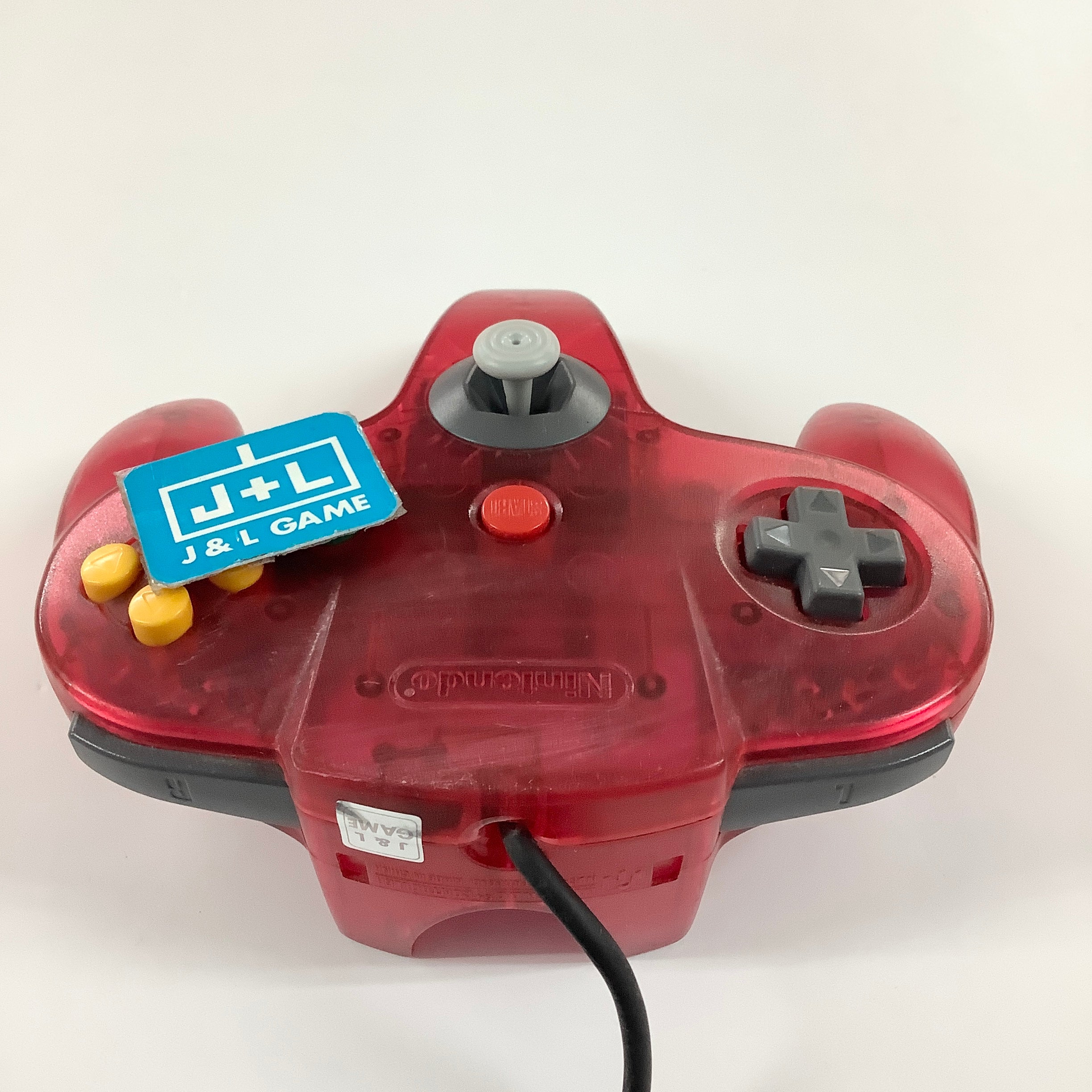 Nintendo 64 Controller (Clear Red) - (N64) Nintendo 64 [Pre-Owned] Accessories Nintendo
