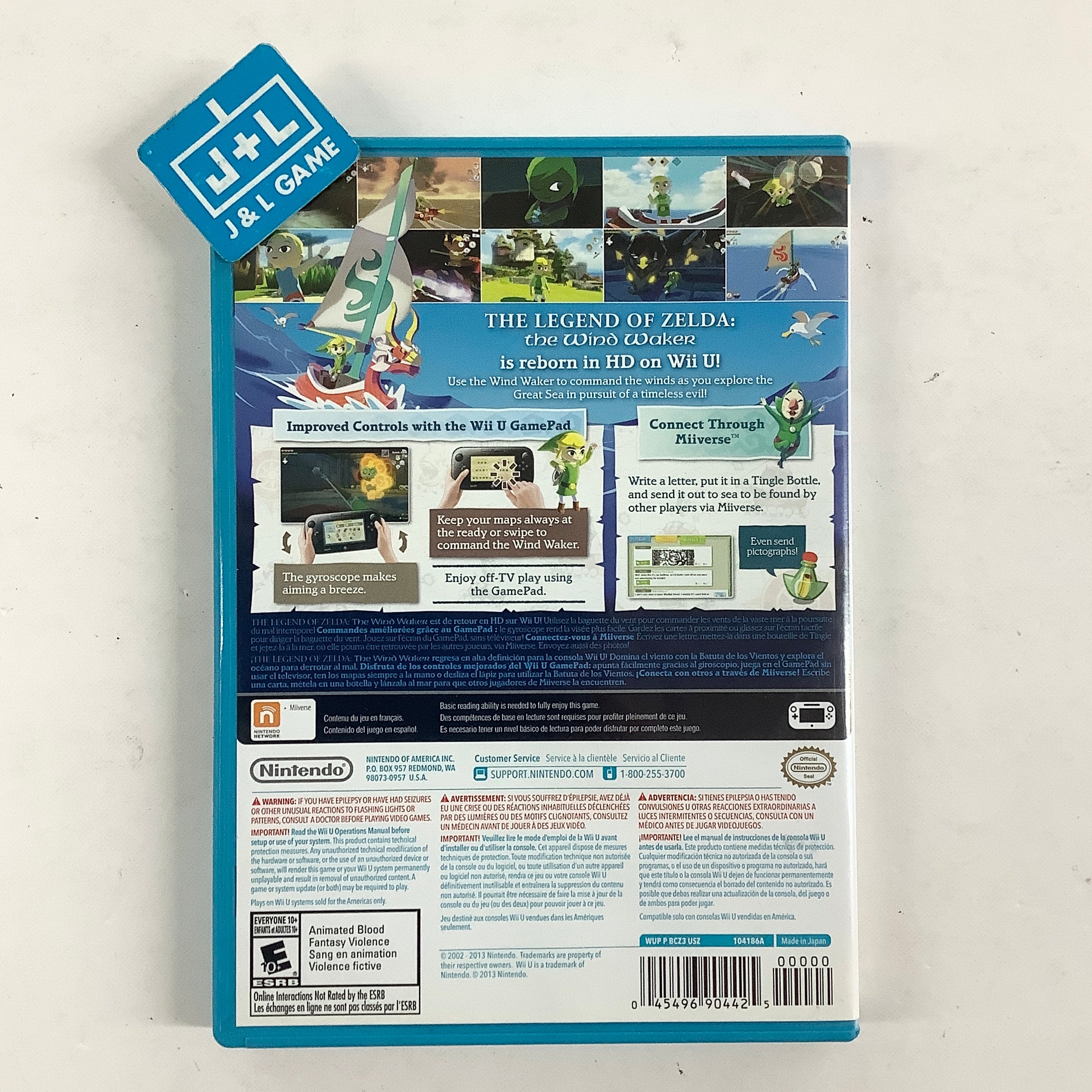 The Legend of Zelda: The Wind Waker HD (Nintendo Selects) - Nintendo Wii U [Pre-Owned] Video Games Nintendo
