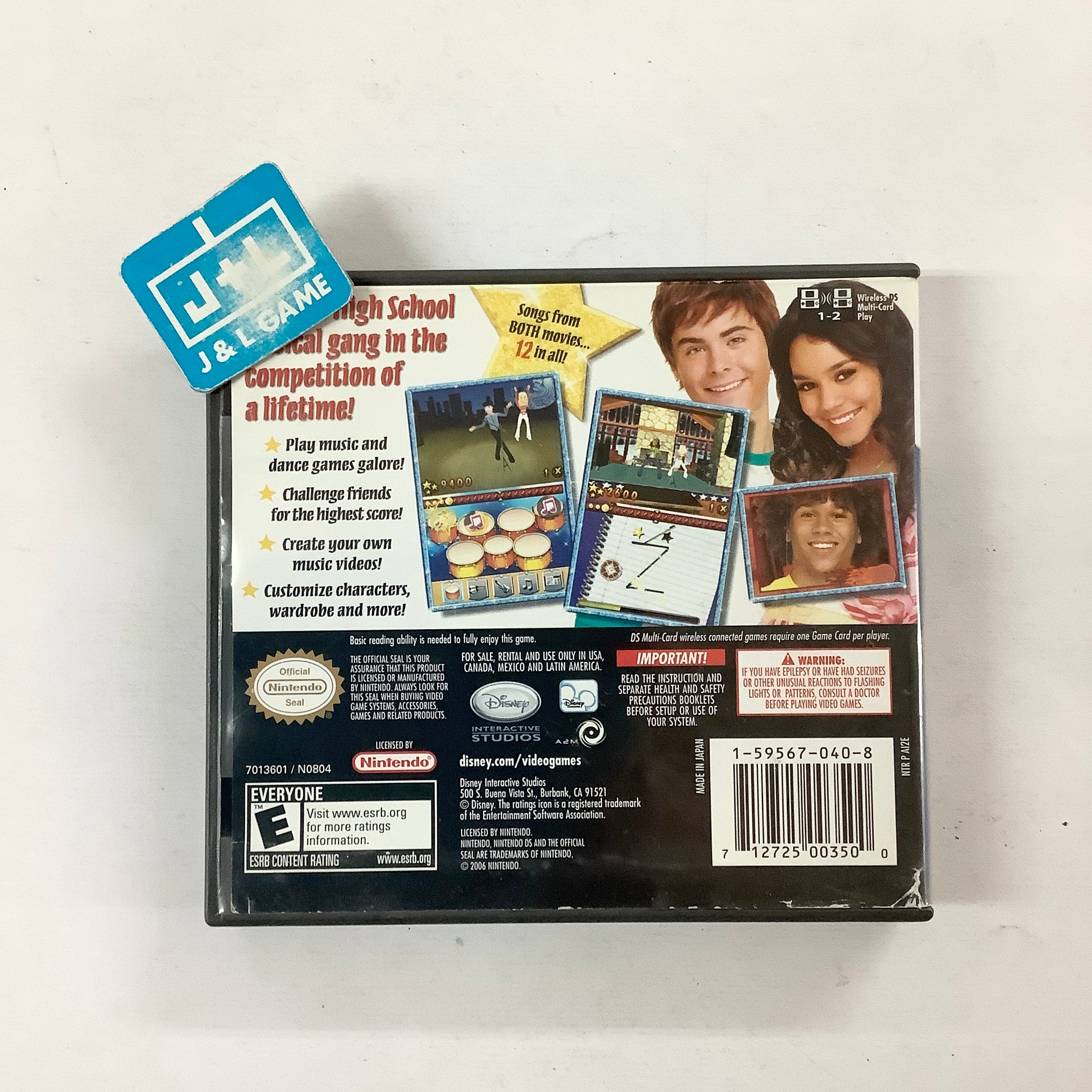 Disney High School Musical: Makin' the Cut - (NDS) Nintendo DS [Pre-Owned] Video Games Disney Interactive Studios   