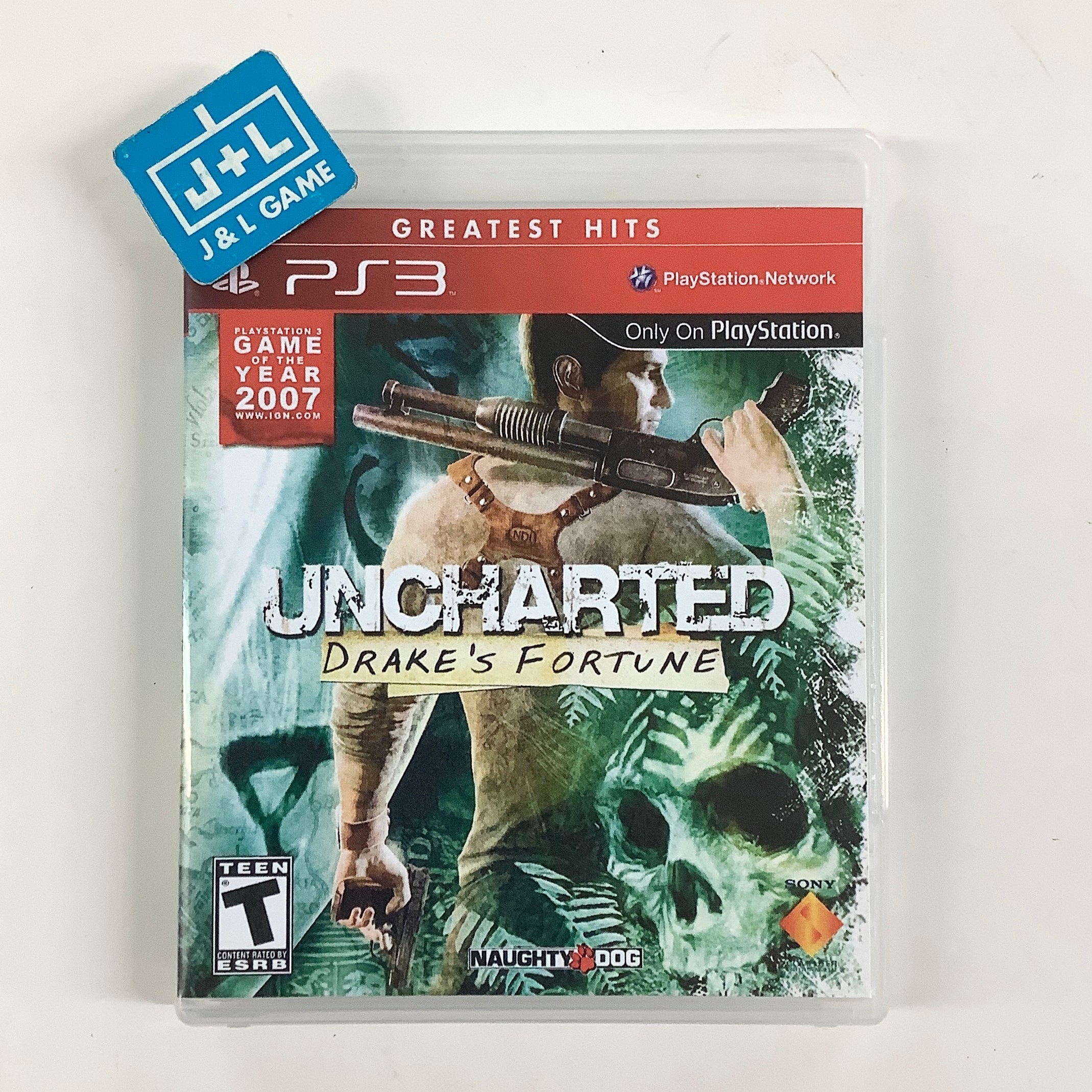 Uncharted: Drake's Fortune (Greatest Hits) - (PS3) PlayStation 3 [Pre-Owned] Video Games SCEA