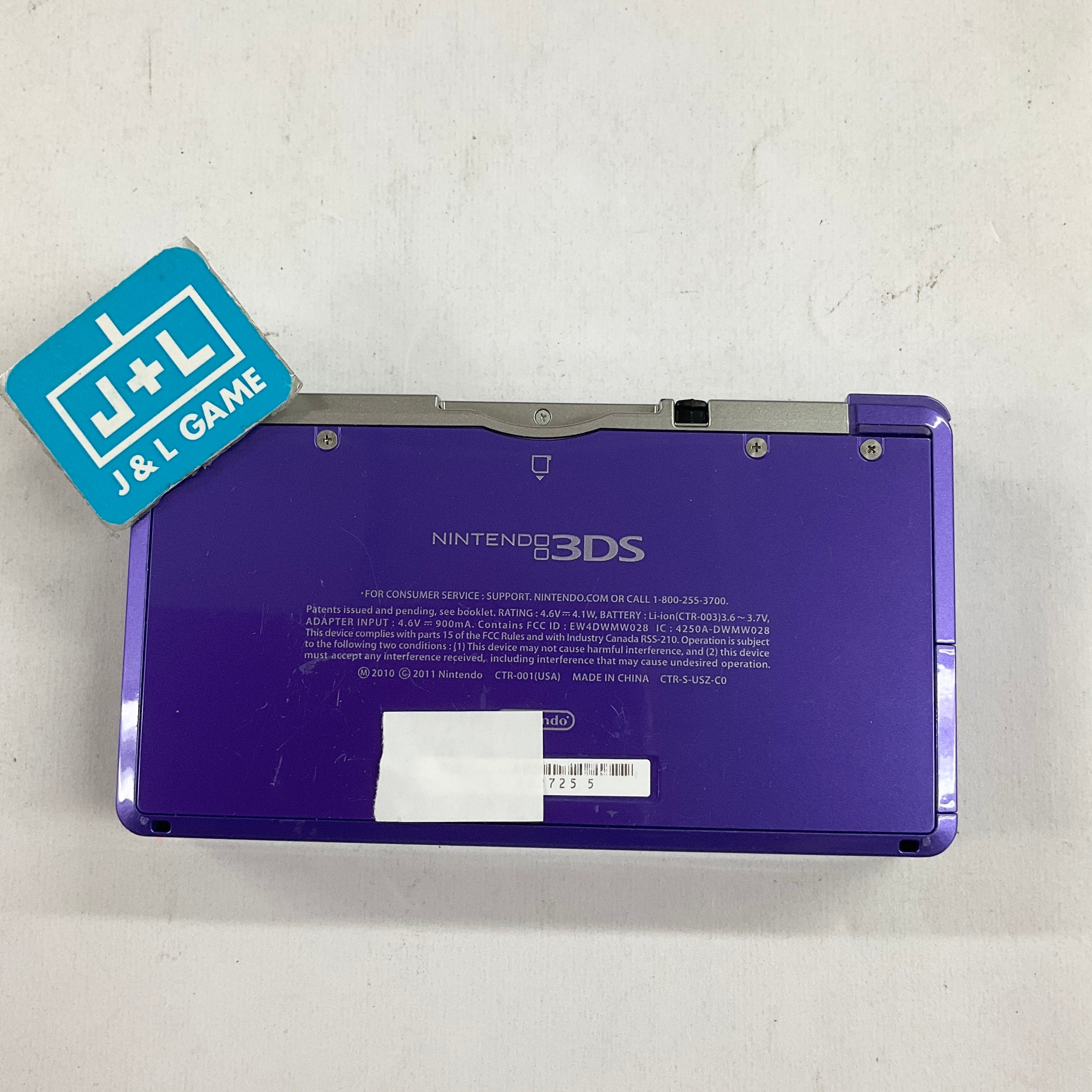 Nintendo 3DS Console (Midnight Purple) - Nintendo 3DS Consoles Nintendo