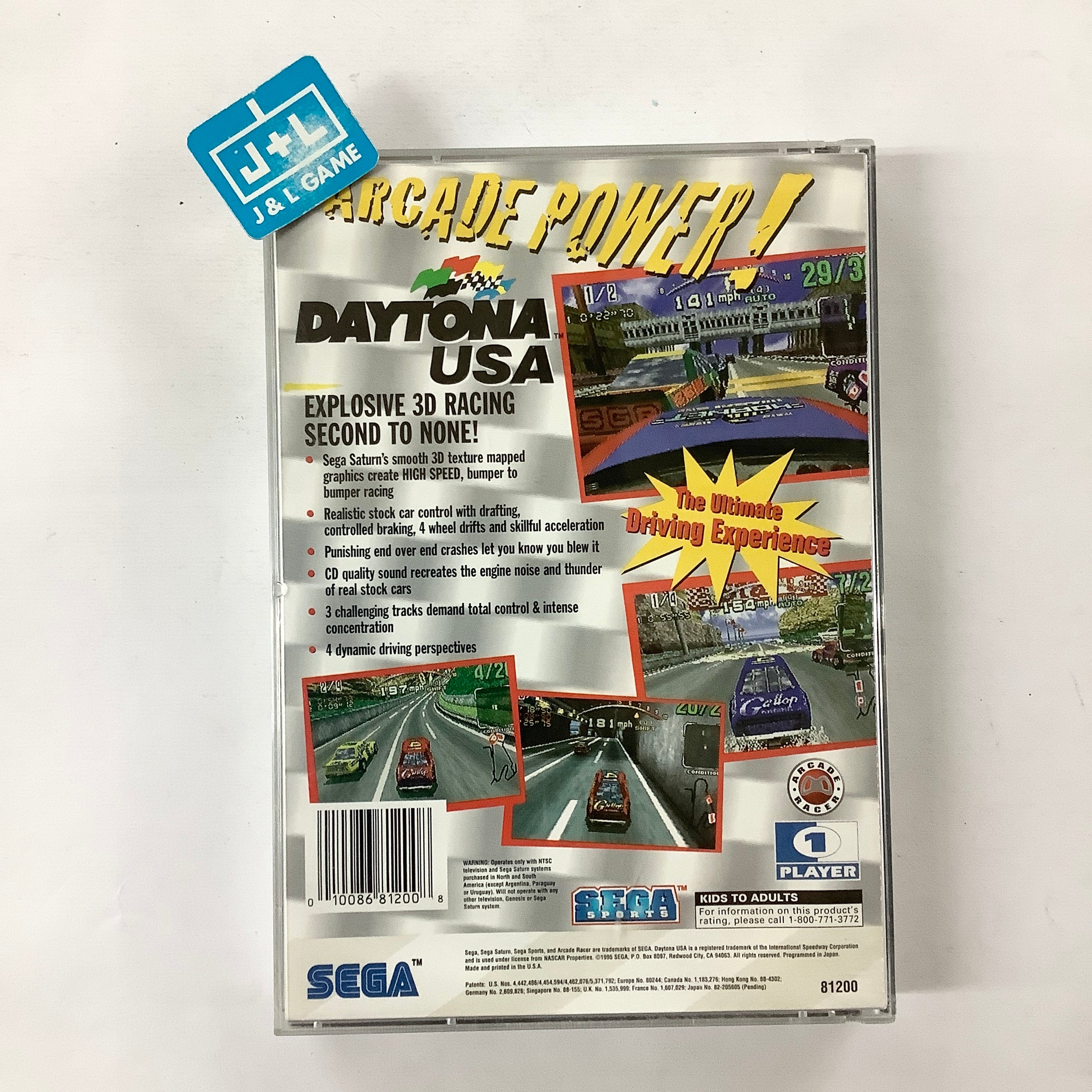 Daytona USA - (SS) SEGA Saturn [Pre-Owned] | J&L Game