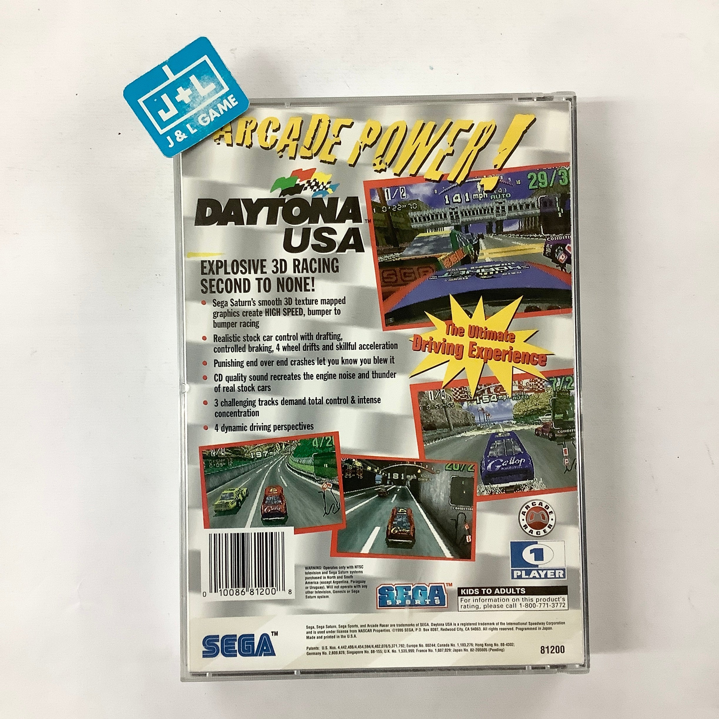 Daytona USA - (SS) SEGA Saturn [Pre-Owned] Video Games Sega   