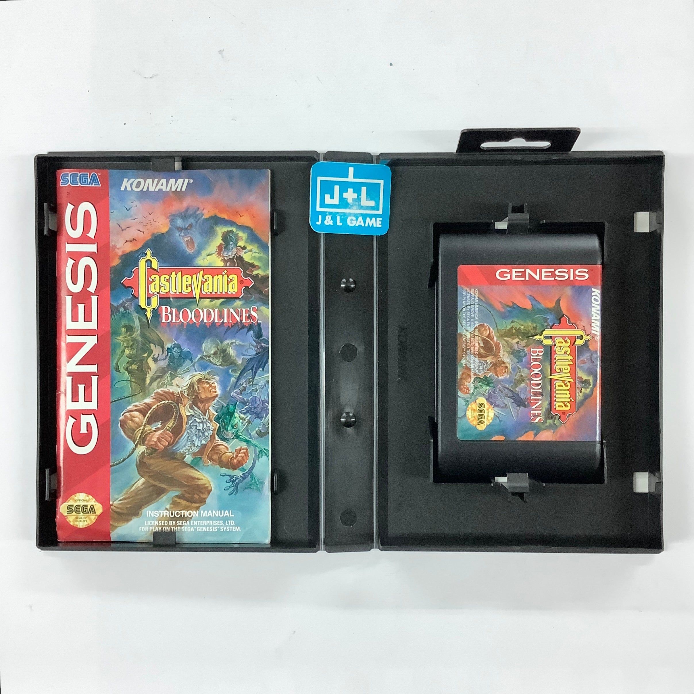 Castlevania: Bloodlines - (SG) SEGA Genesis  [Pre-Owned] Video Games Konami   