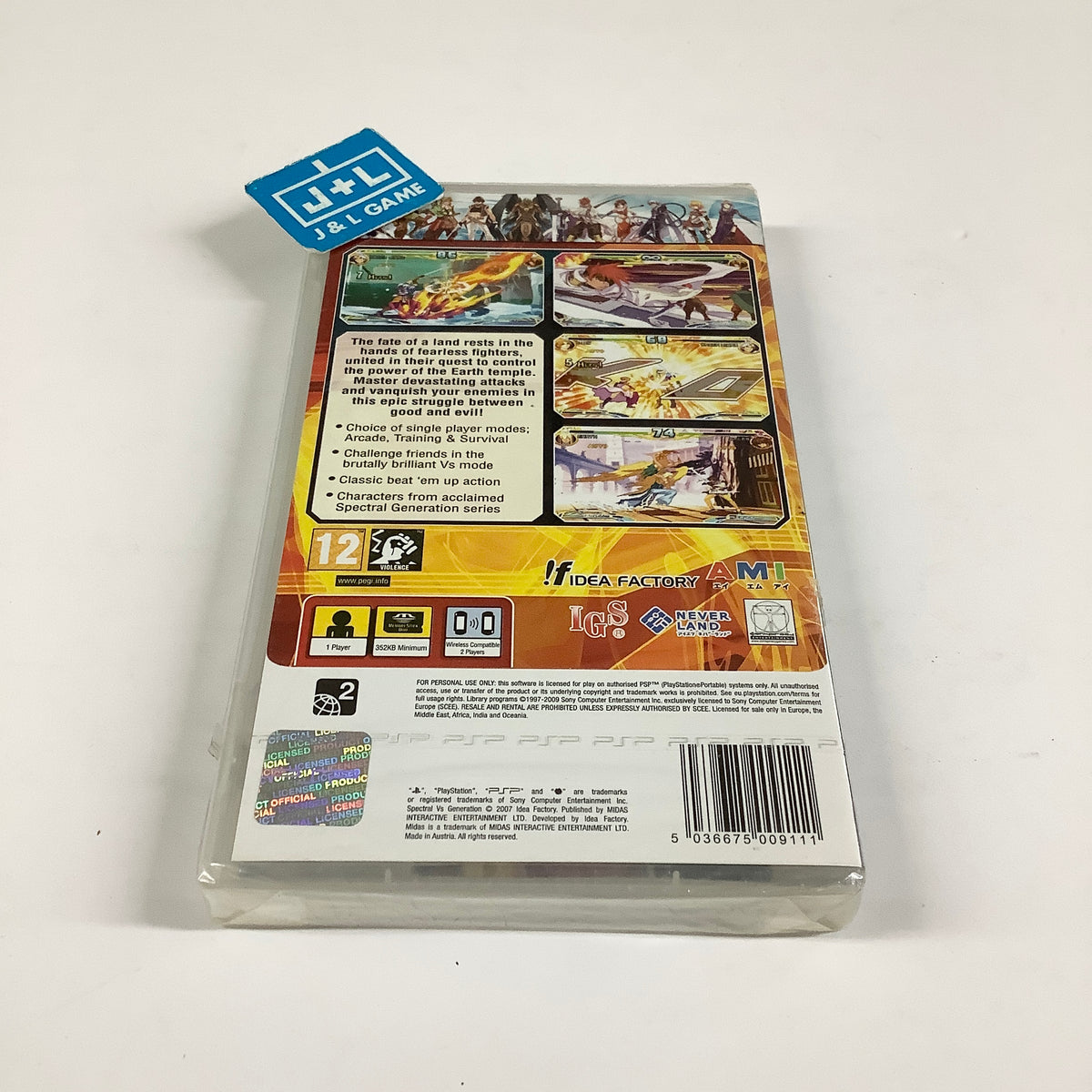 Spectral vs Generation - Sony PSP (European Import) Video Games Midas Interactive Entertainment