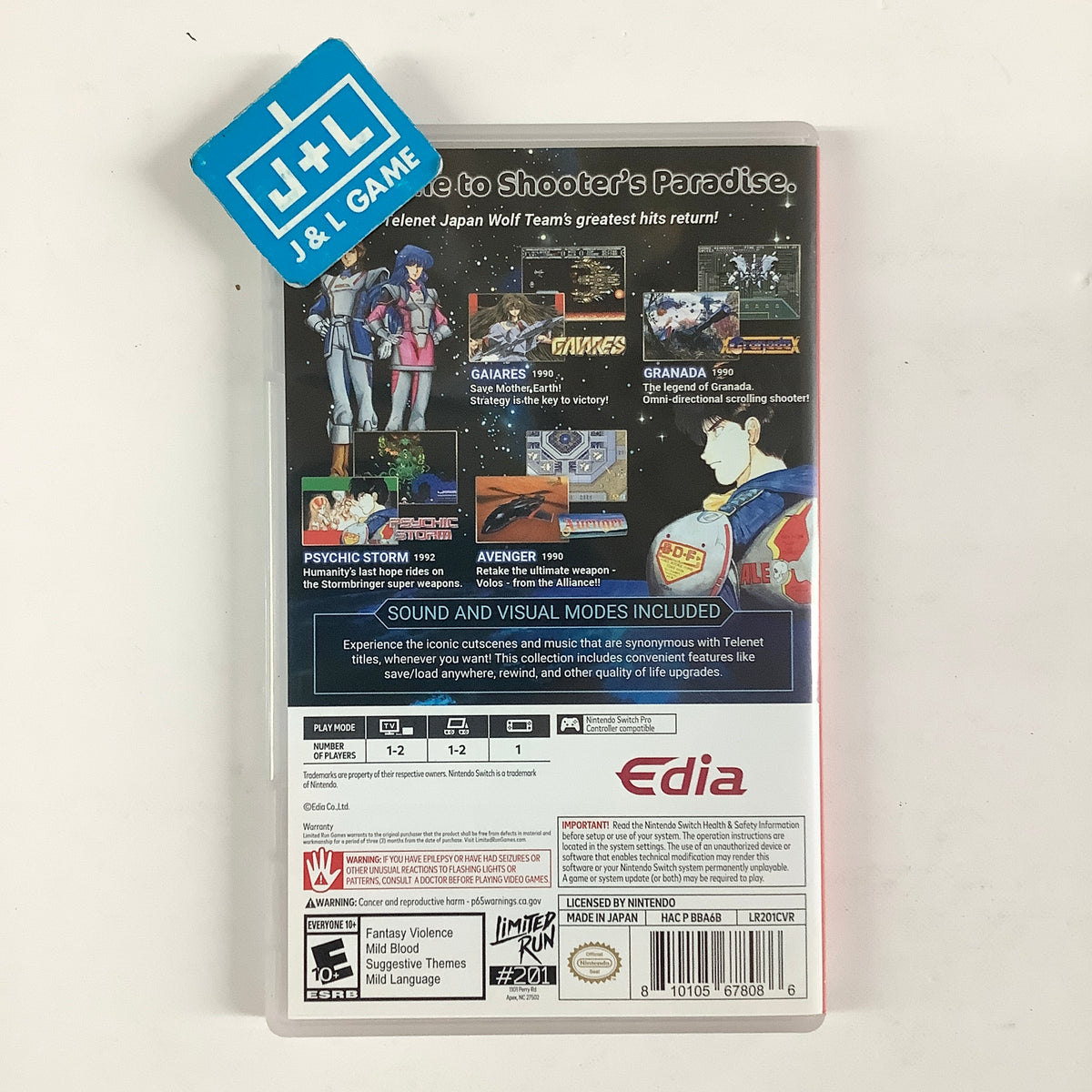 Telenet Shooting Collection (Limited Run #201) - (NSW) Nintendo Switch [Pre-Owned] Video Games Limited Run