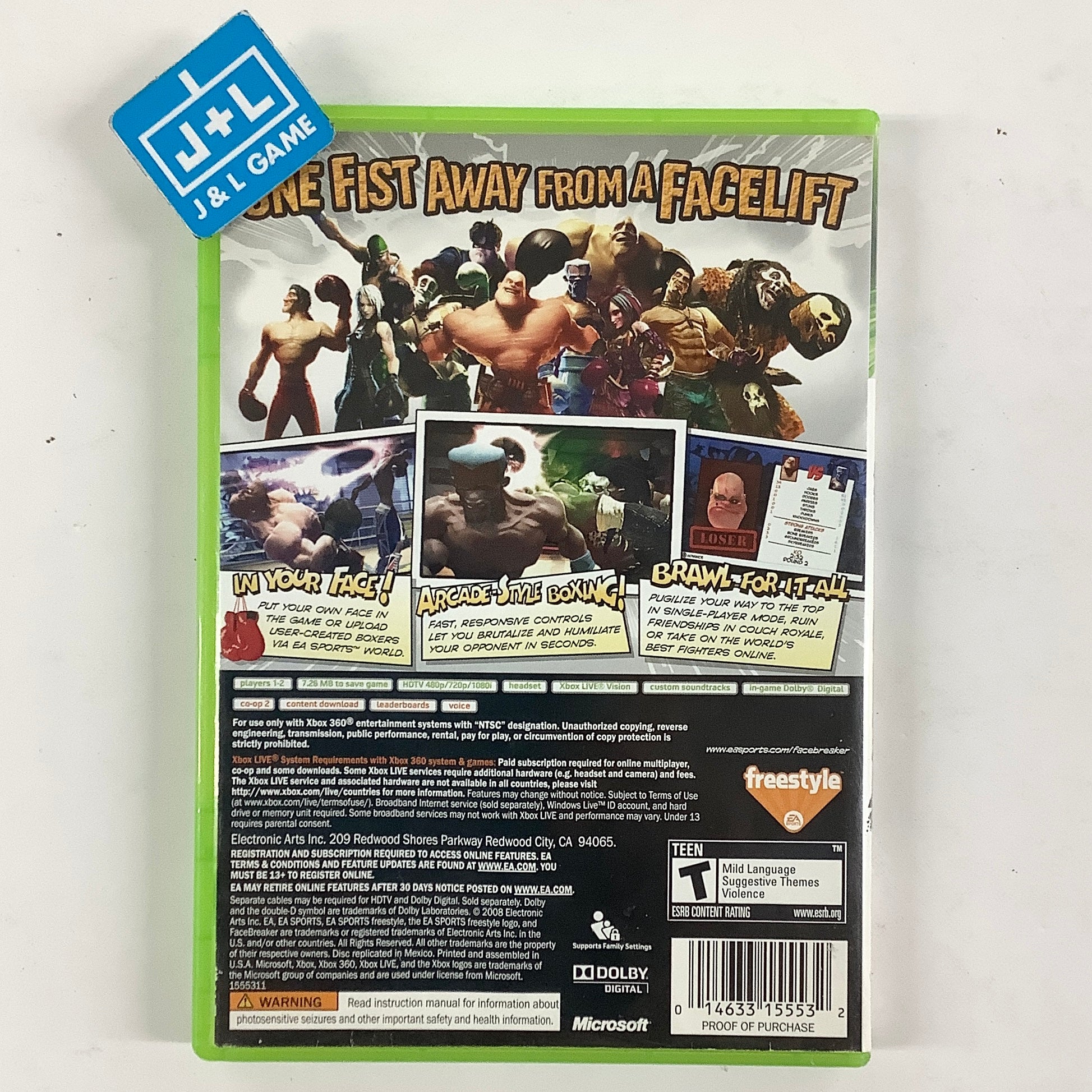 FaceBreaker - Xbox 360 [Pre-Owned] Video Games EA Sports