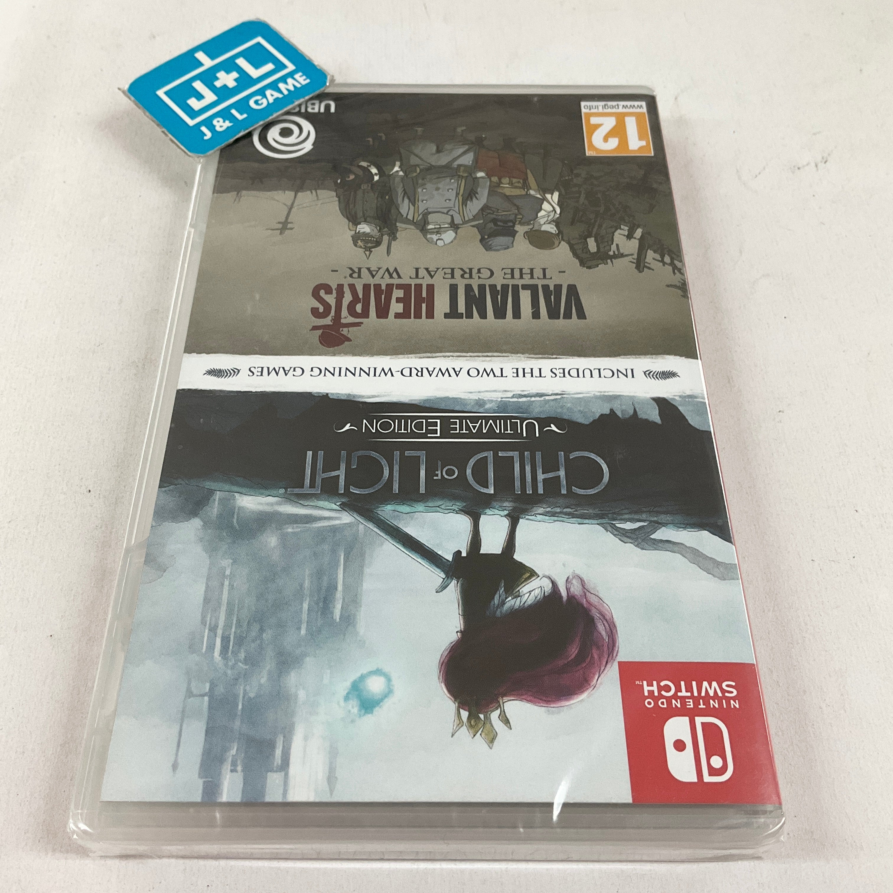 Child of Light Ultimate Edition + Valiant Hearts: The Great War - (NSW) Nintendo Switch (European Import) Video Games Ubisoft