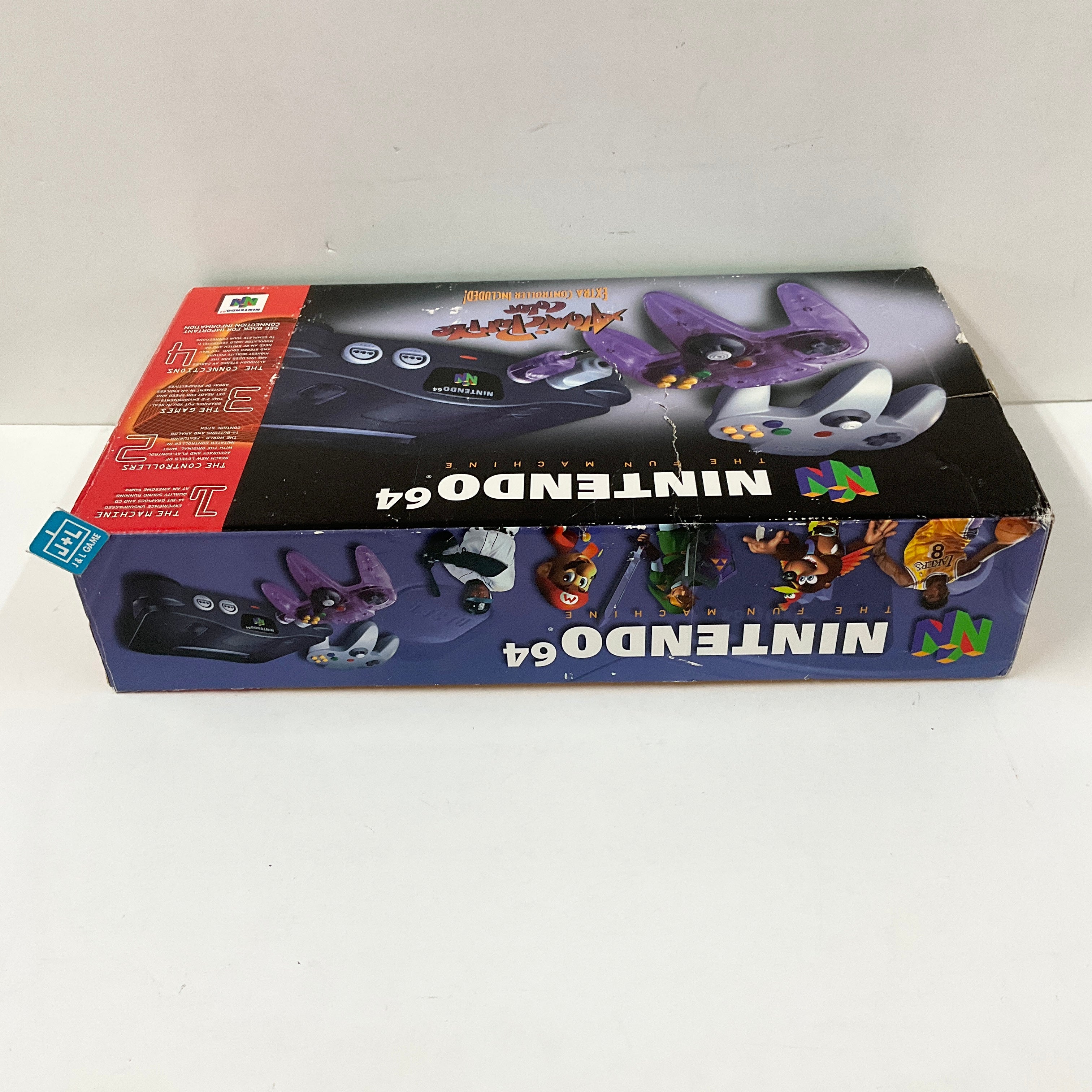 Nintendo 64 Hardware Console (Black w/ Atomic Purple Controller) - (N64) Nintendo 64 [Pre-Owned] Consoles Nintendo