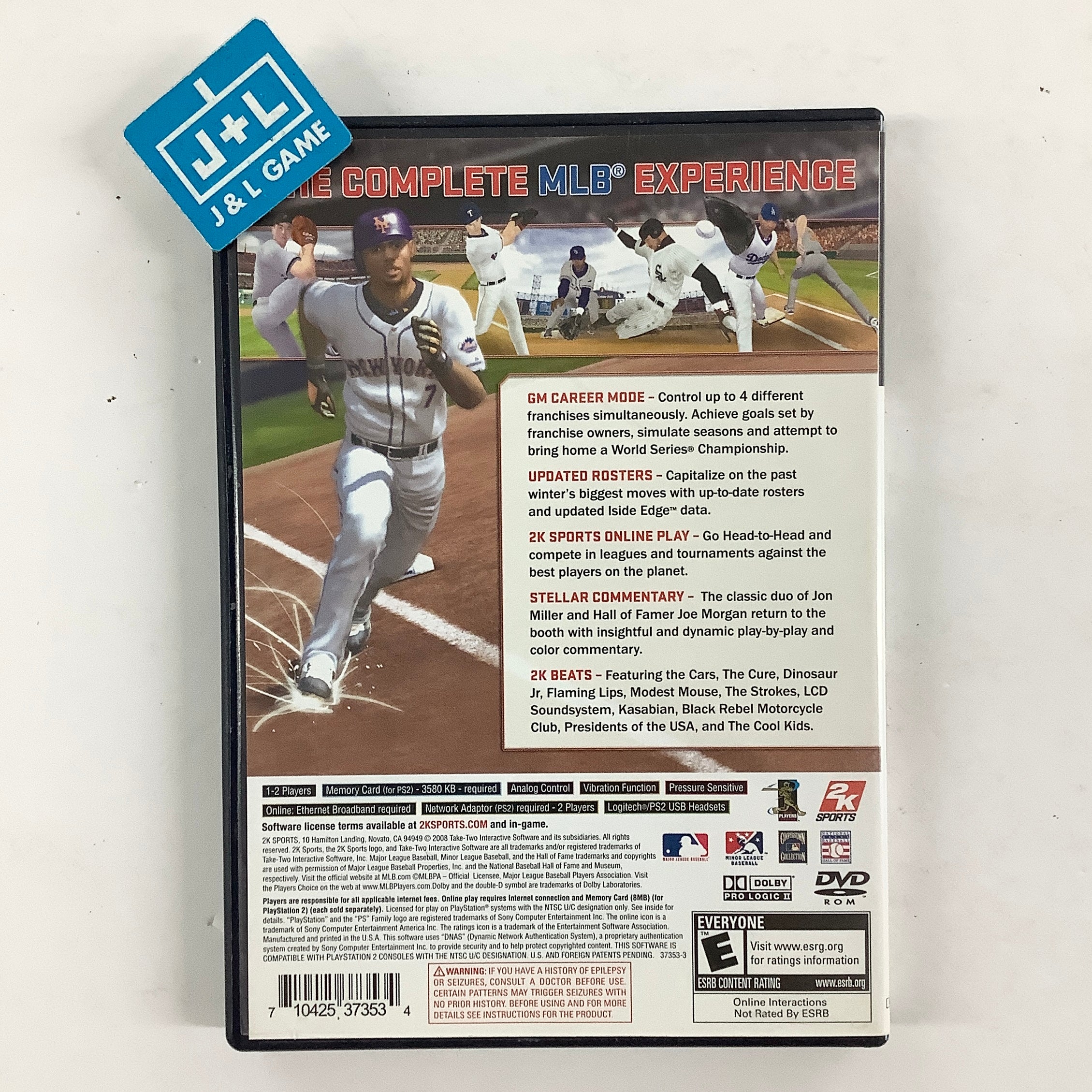 Major League Baseball 2K8 - (PS2) PlayStation 2 [Pre-Owned] Video Games 2K Sports