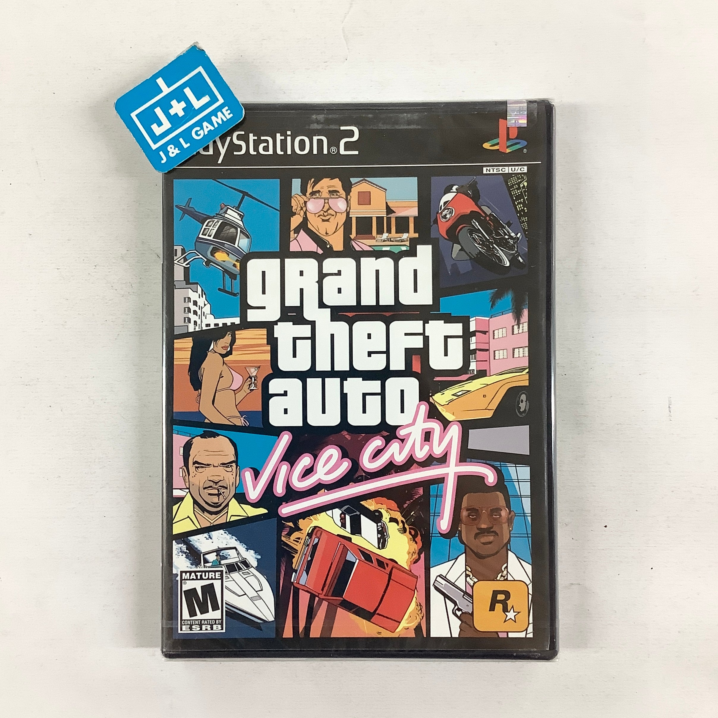 Grand Theft Auto: Vice City - (PS2) PlayStation 2 Video Games Rockstar Games