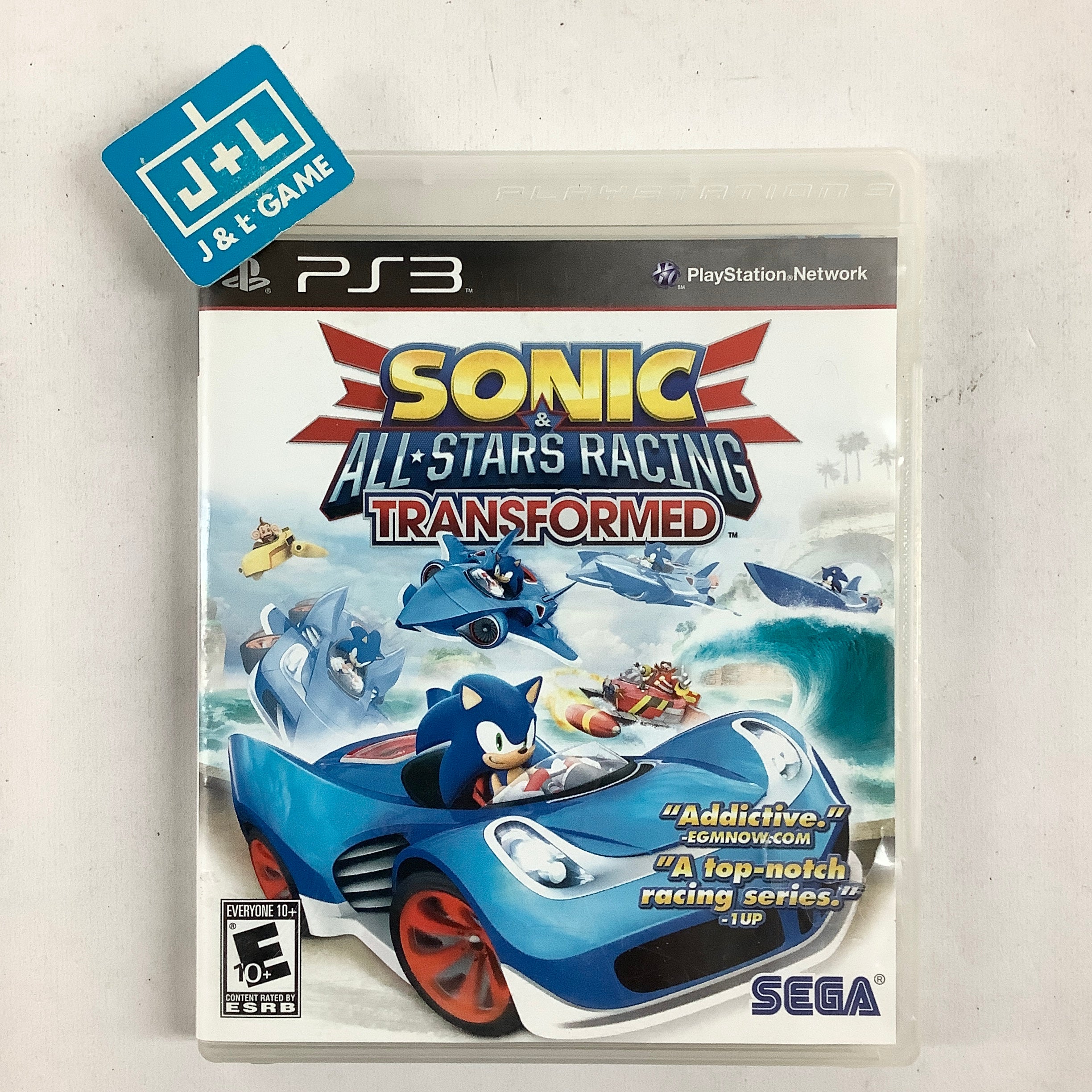 Sonic & All-Stars Racing Transformed - (PS3) PlayStation 3 [Pre-Owned] Video Games Sega
