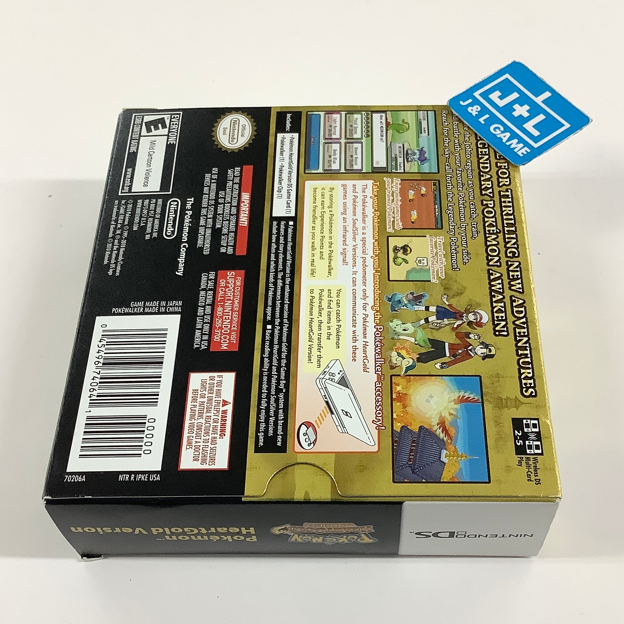 Pokemon HeartGold Version (w/ Pokewalker) - (NDS) Nintendo DS [Pre-Owned]