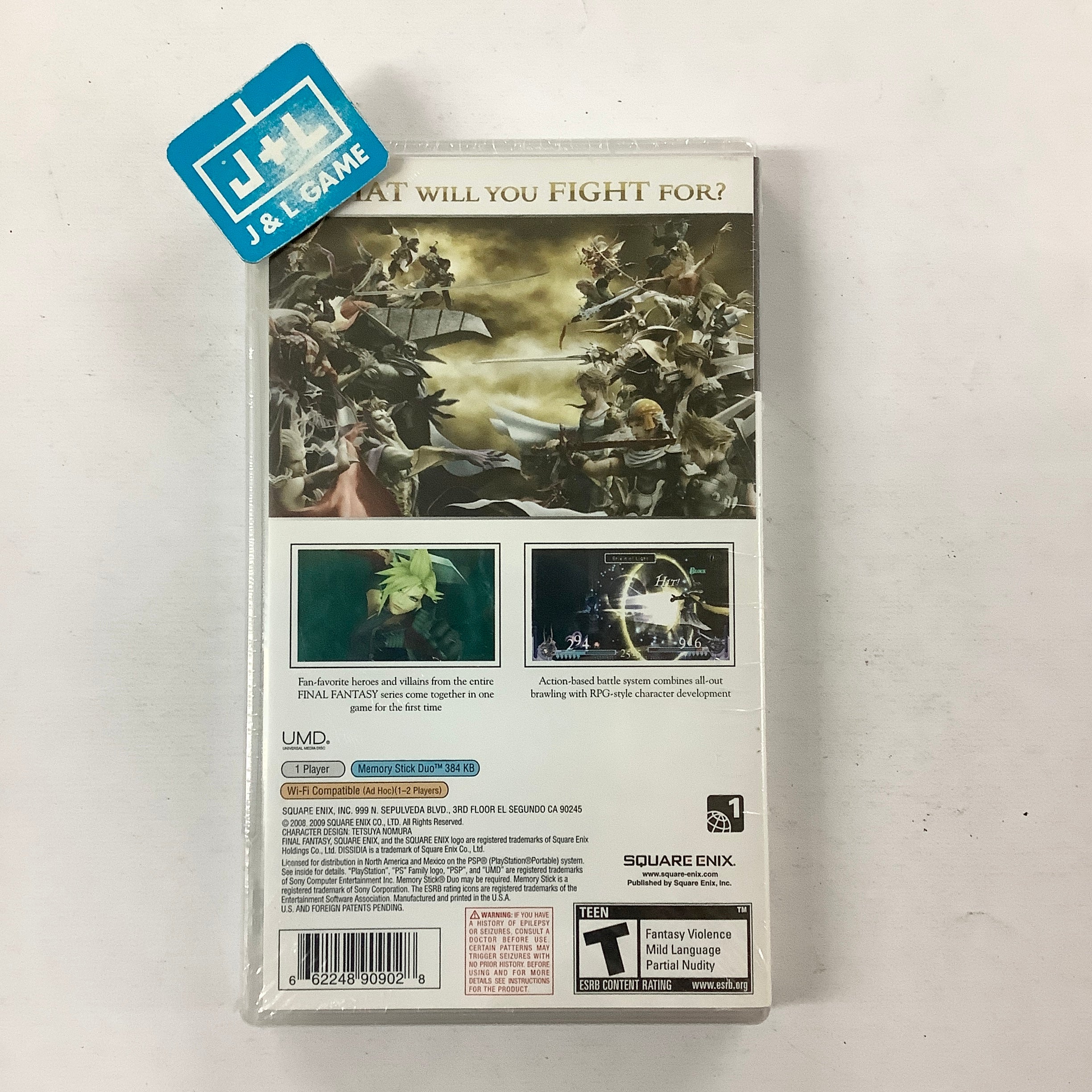 Dissidia: Final Fantasy - SONY PSP Video Games Square Enix   