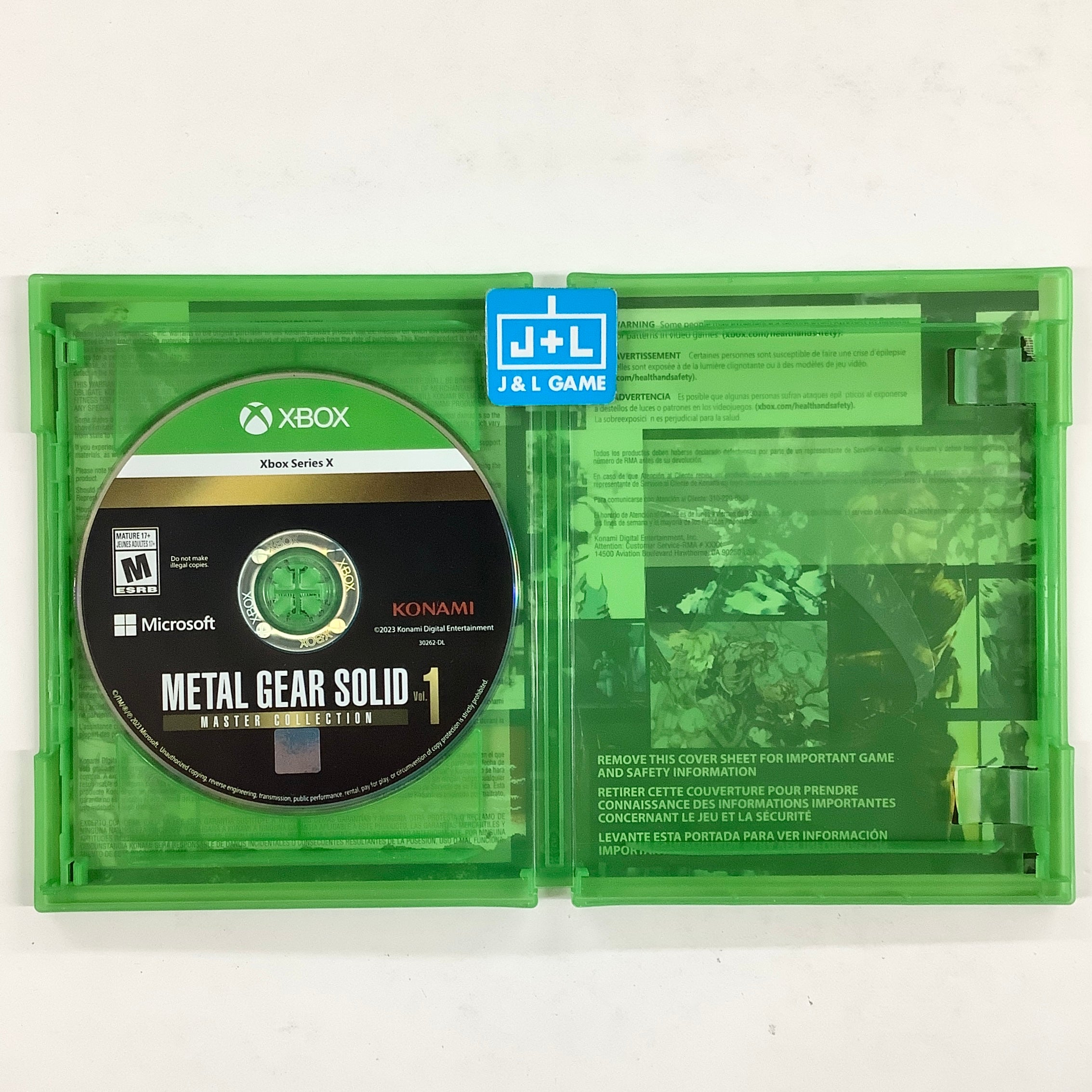 Metal Gear Solid: Master Collection Vol.1 - (XSX) Xbox Series X [Pre-Owned] Video Games Konami
