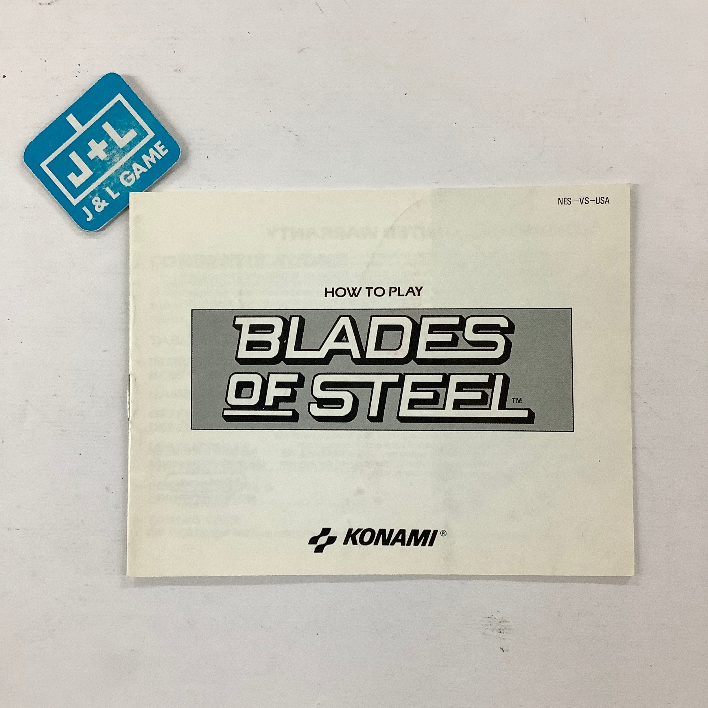 Blades of Steel - (NES) Nintendo Entertainment System [Pre-Owned] Video Games Konami   