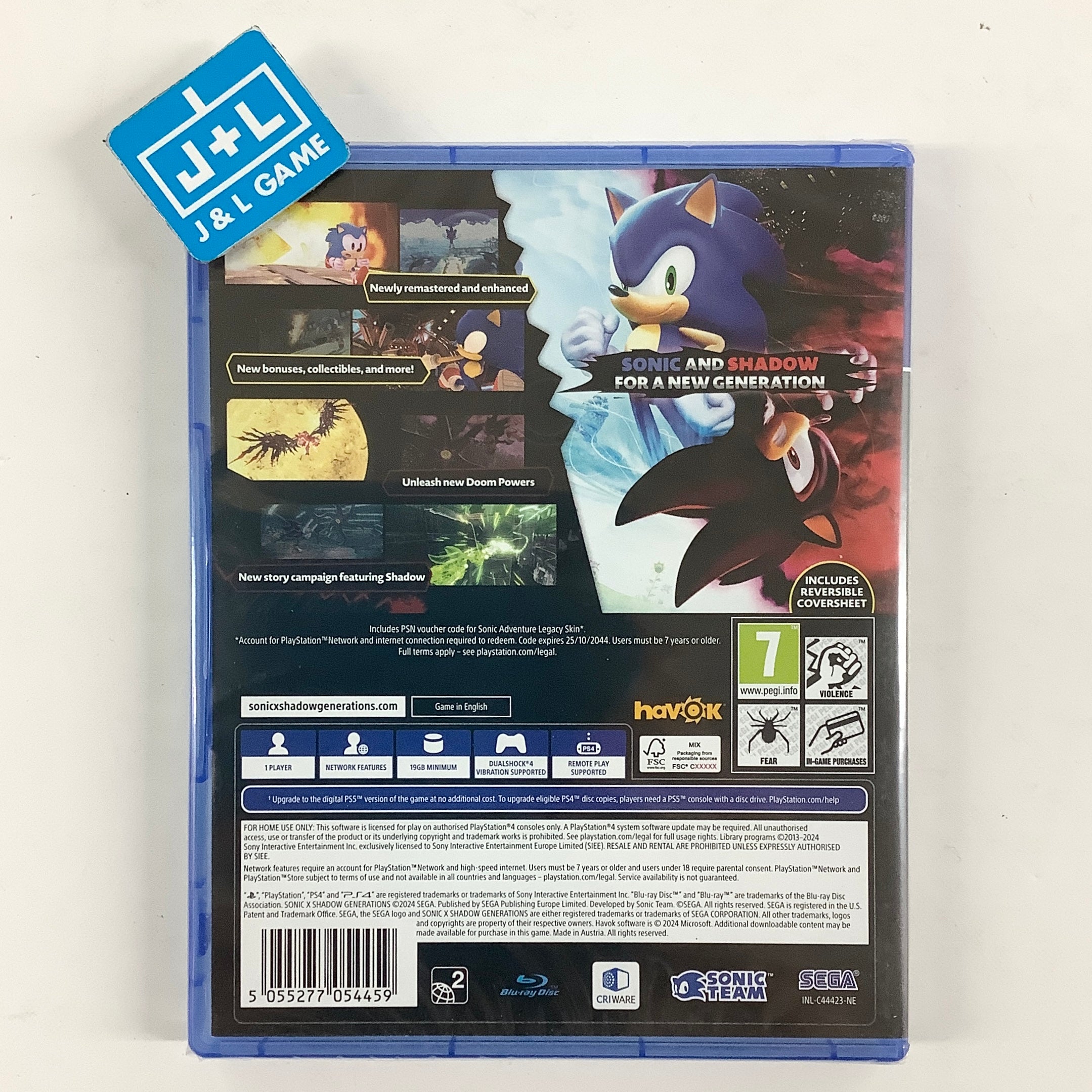 Sonic x Shadow Generations (Day One Edition) - (PS4) PlayStation 4 (European Import)