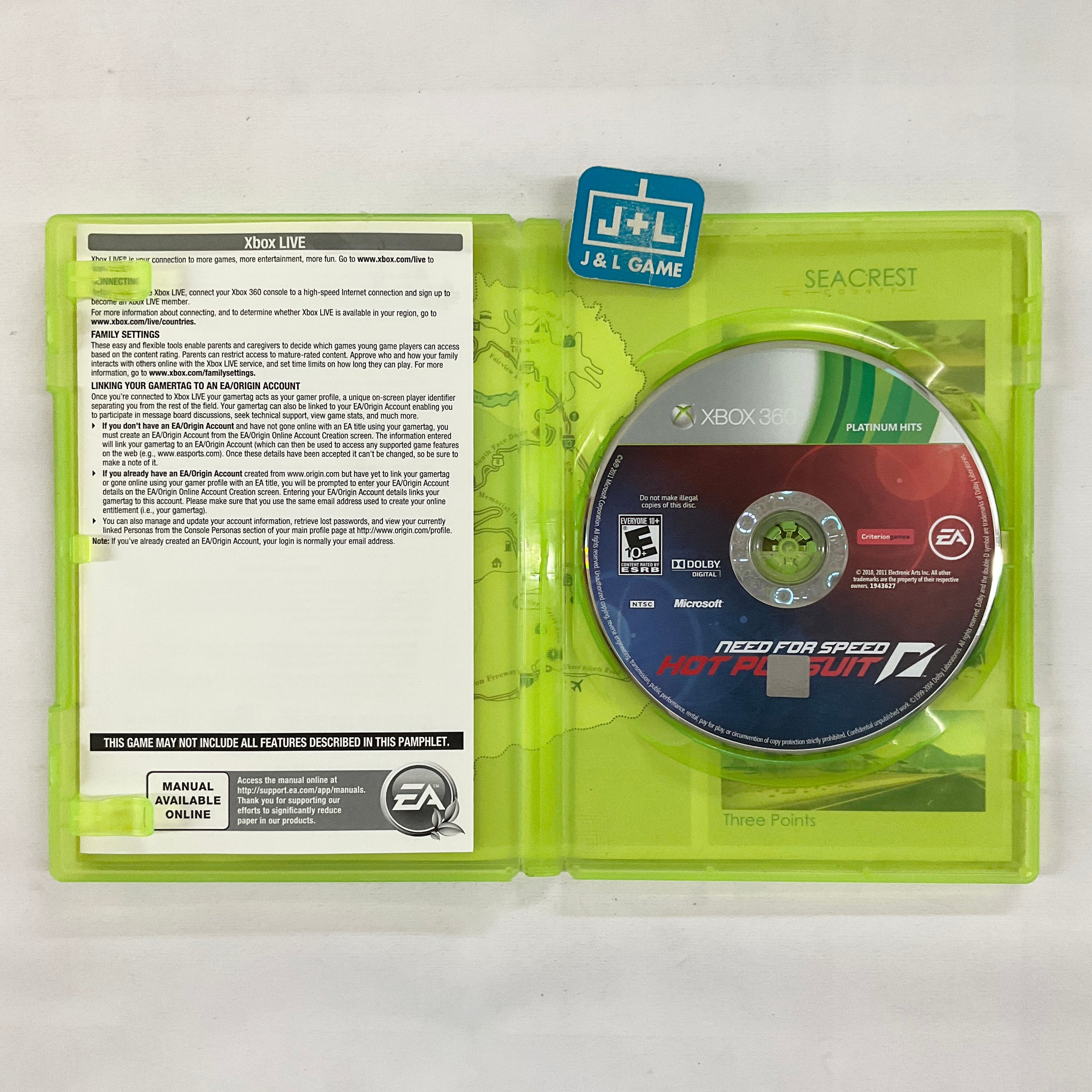 Need for Speed: Hot Pursuit - Xbox 360 [Pre-Owned] Video Games Electronic Arts   