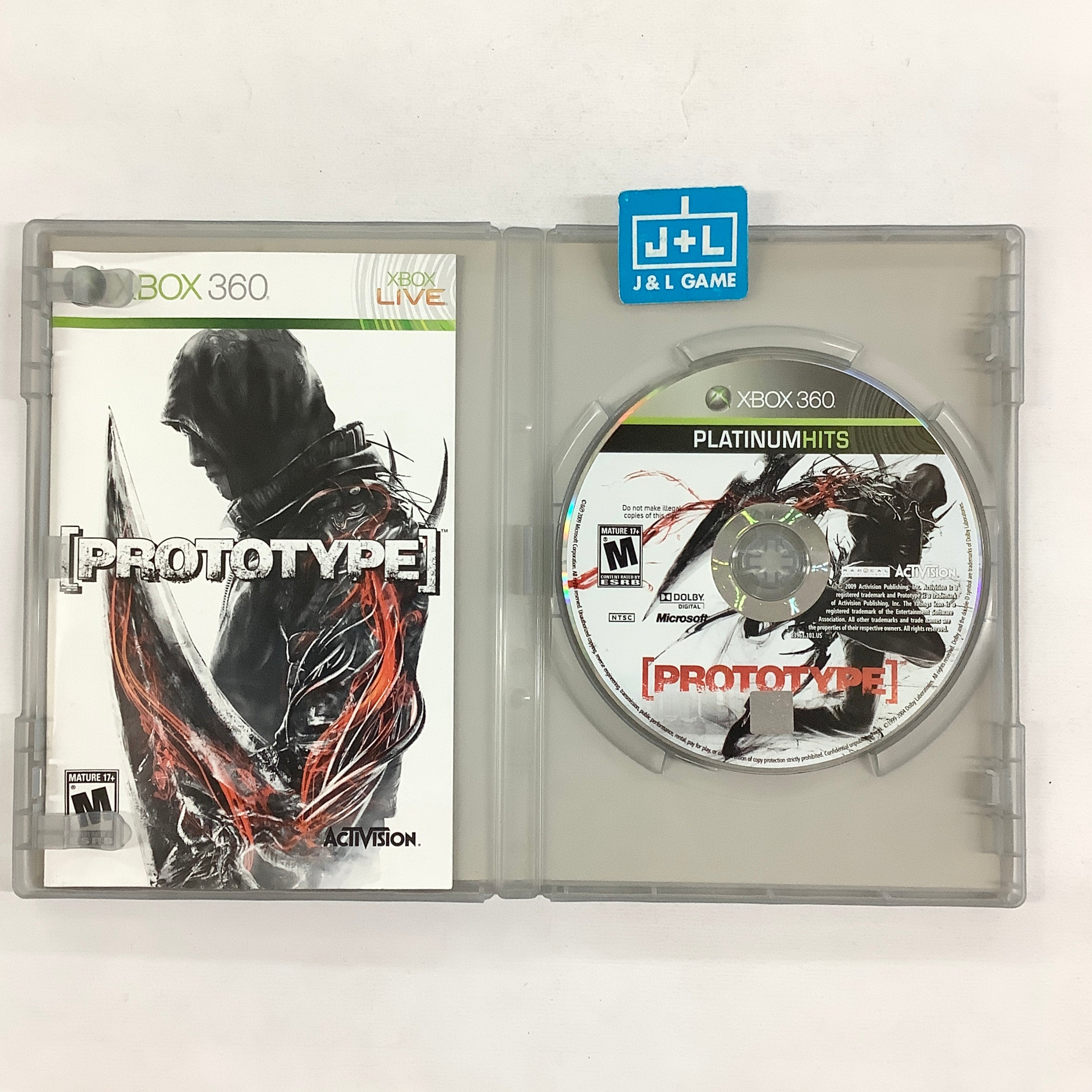 Prototype (Platinum Hits) - Xbox 360 [Pre-Owned] Video Games Activision