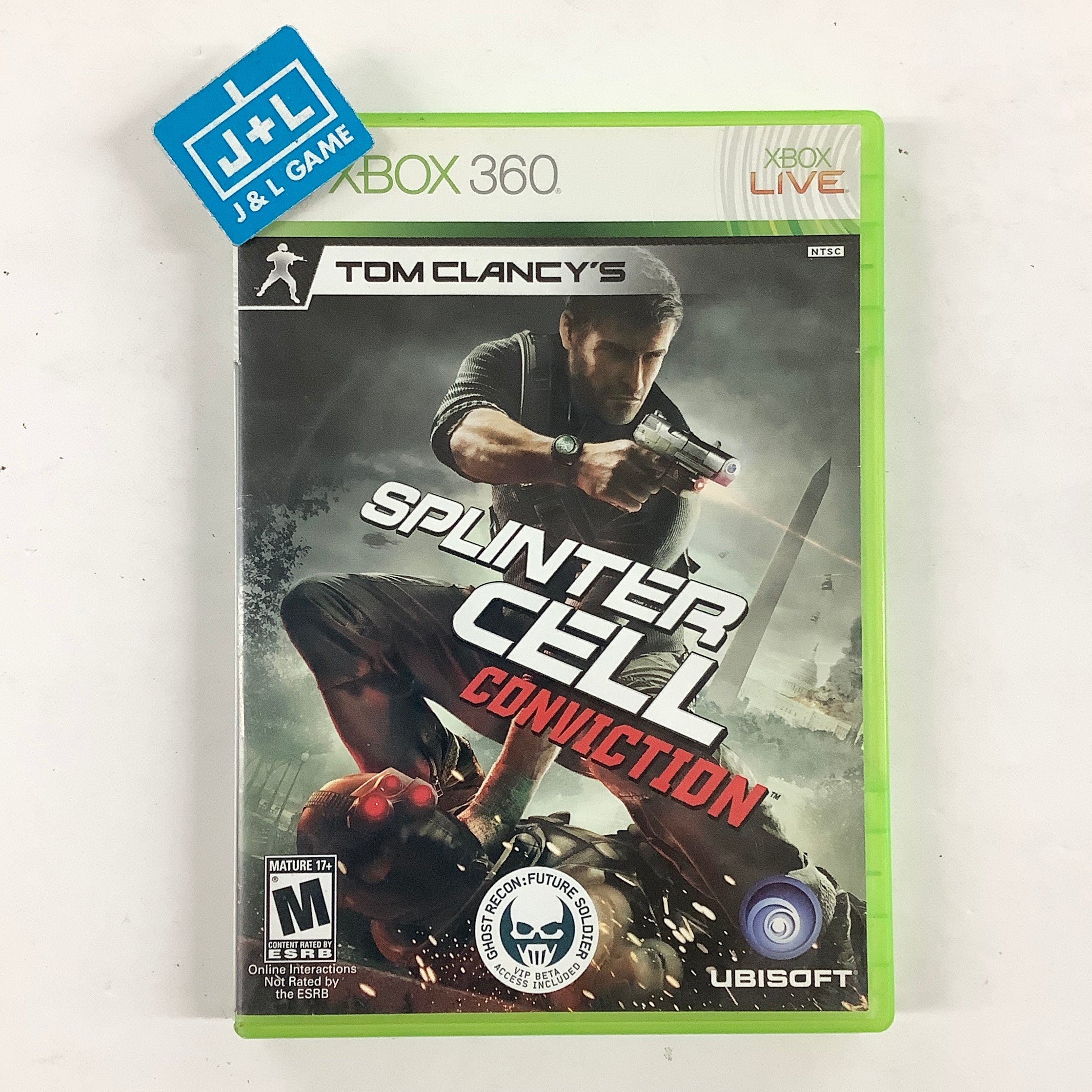 Tom Clancy's Splinter Cell: Conviction - Xbox 360 [Pre-Owned] Video Games Ubisoft