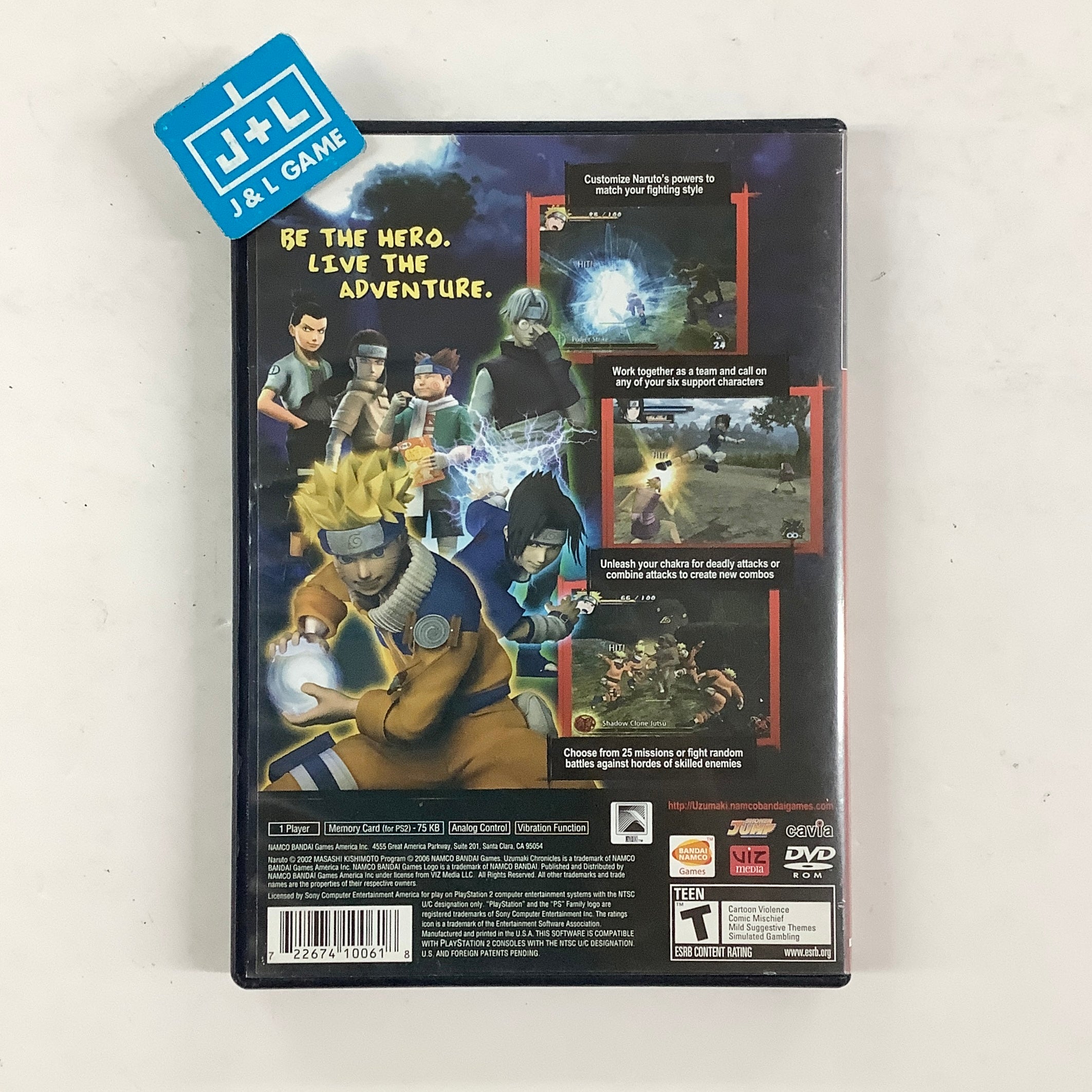 Naruto: Uzumaki Chronicles - (PS2) PlayStation 2 [Pre-Owned] Video Games BANDAI NAMCO Entertainment