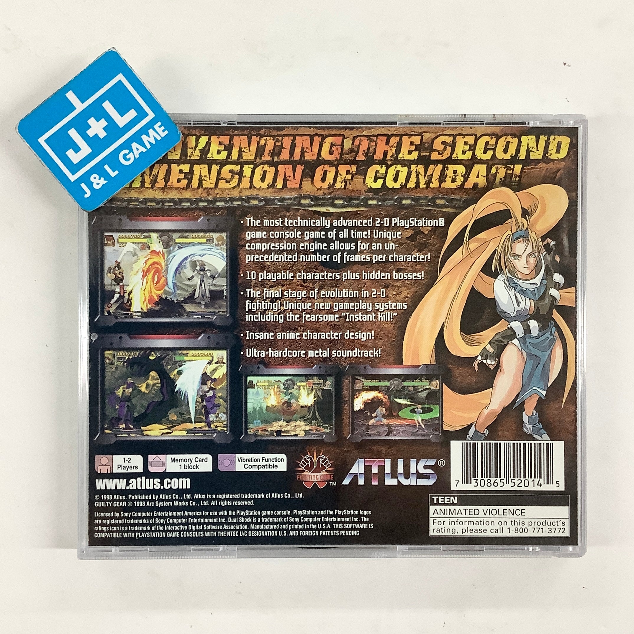 Guilty Gear - (PS1) PlayStation 1 [Pre-Owned] Video Games Atlus