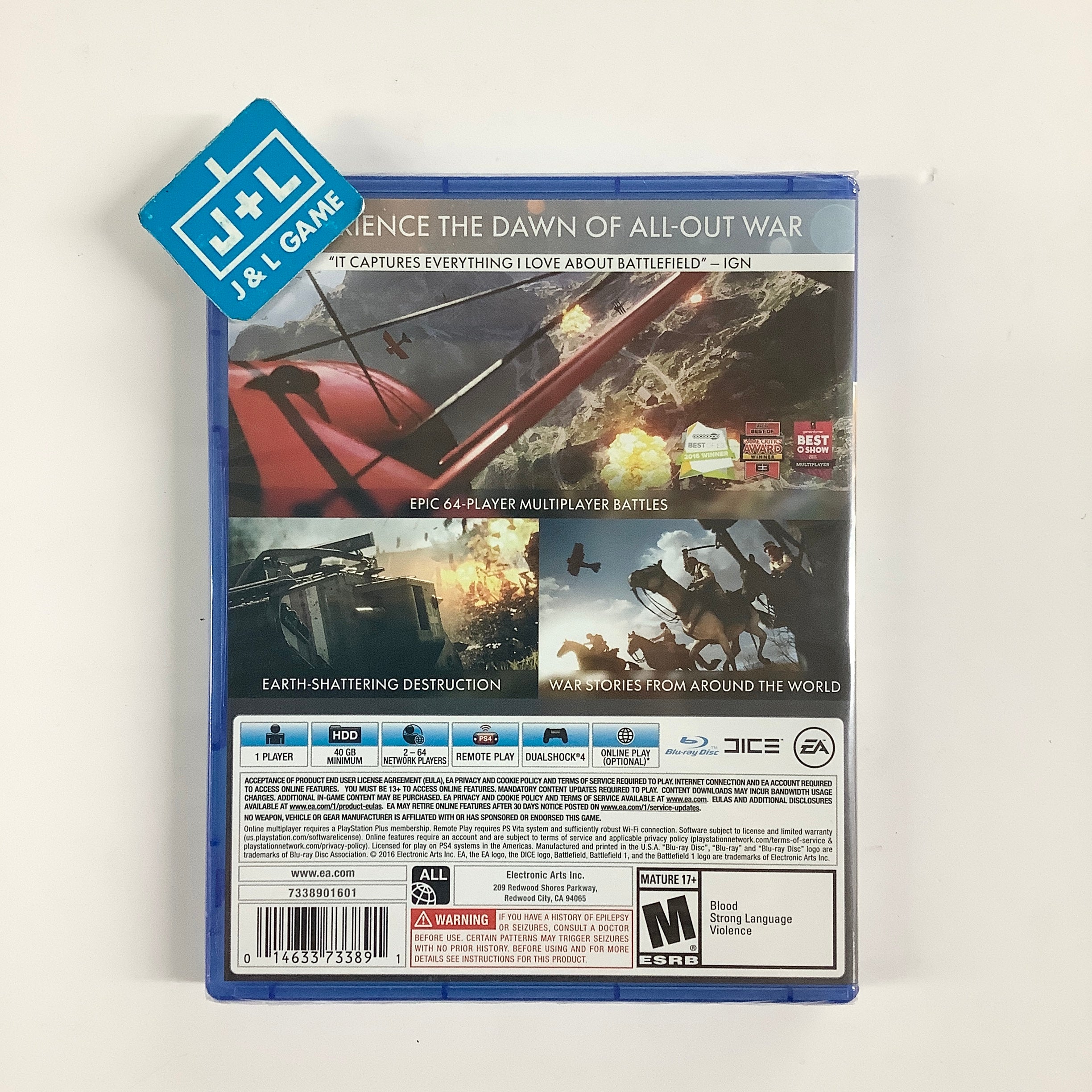 Battlefield 1 - (PS4) PlayStation 4