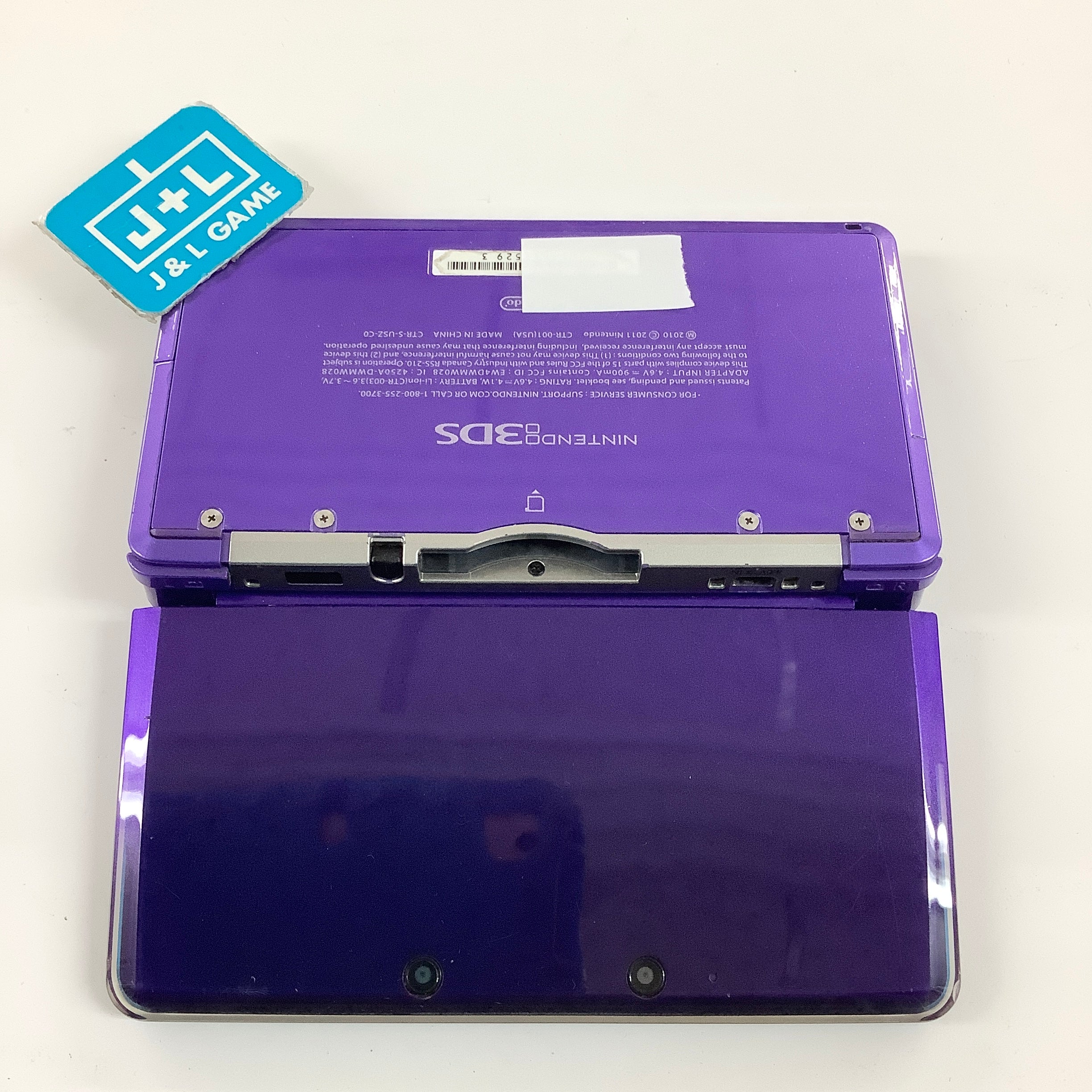 Nintendo 3DS Console (Midnight Purple) - Nintendo 3DS [Pre-Owned] Consoles Nintendo