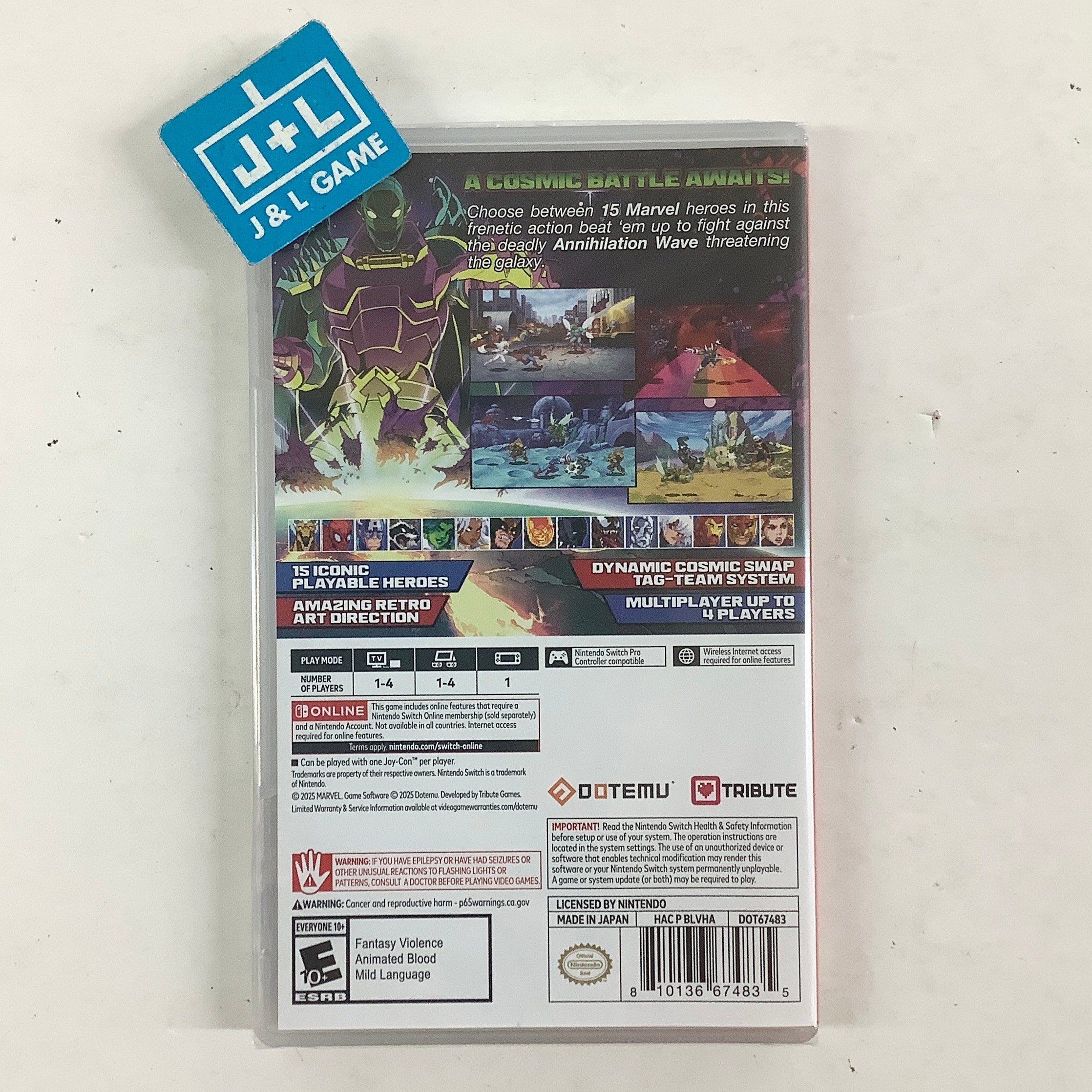 Marvel Cosmic Invasion - (NSW) Nintendo Switch Video Games U&I Entertainment