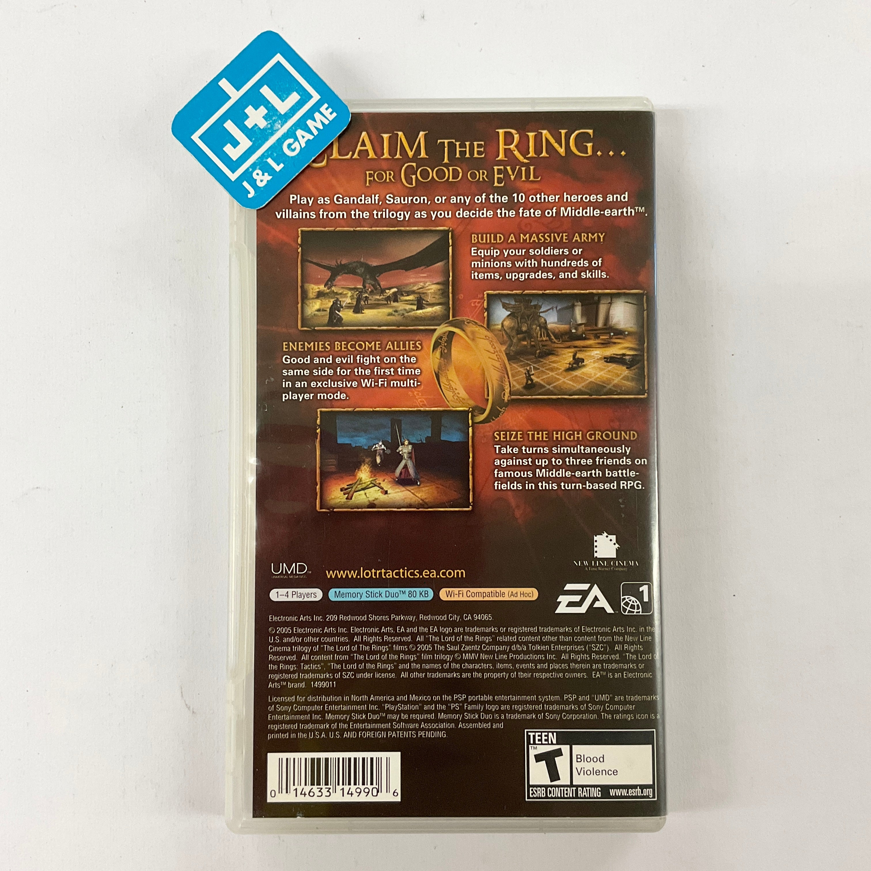 The Lord of the Rings: Tactics - Sony PSP [Pre-Owned] Video Games EA Games   