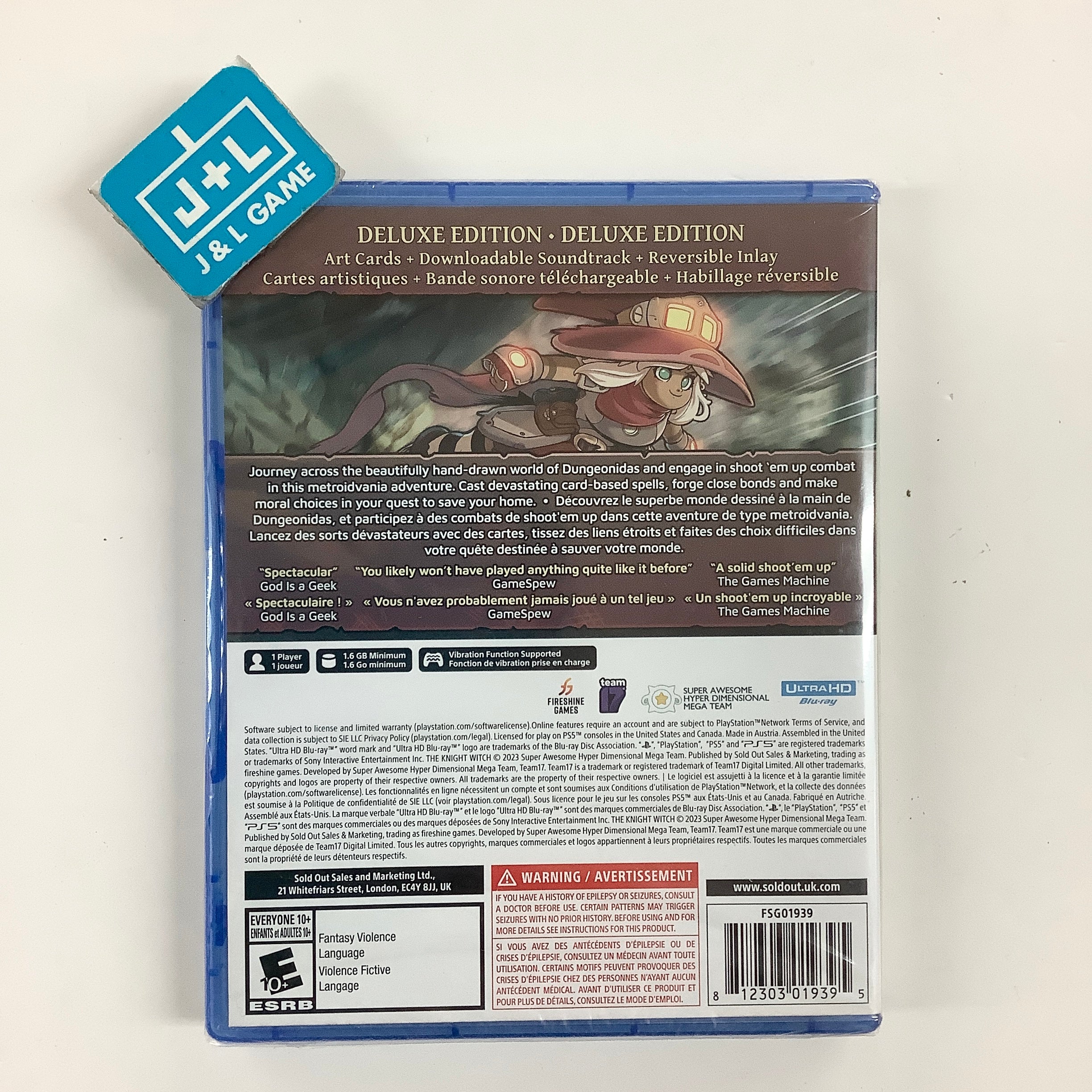 The Knight Witch: Deluxe Edition - (PS5) PlayStation 5 Video Games Team 17