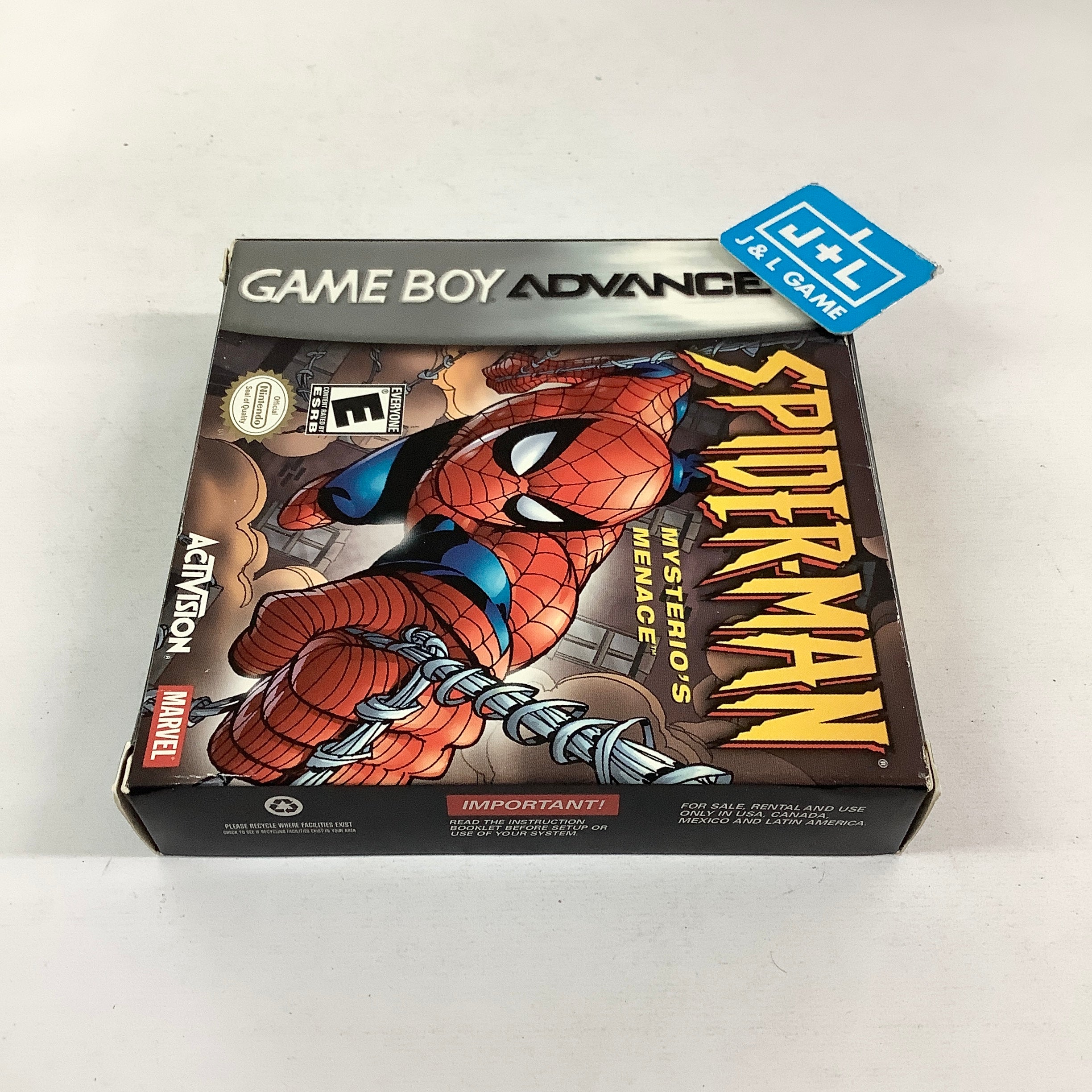Spider-Man: Mysterio's Menace - (GBA) Game Boy Advance [Pre-Owned] Video Games Activision