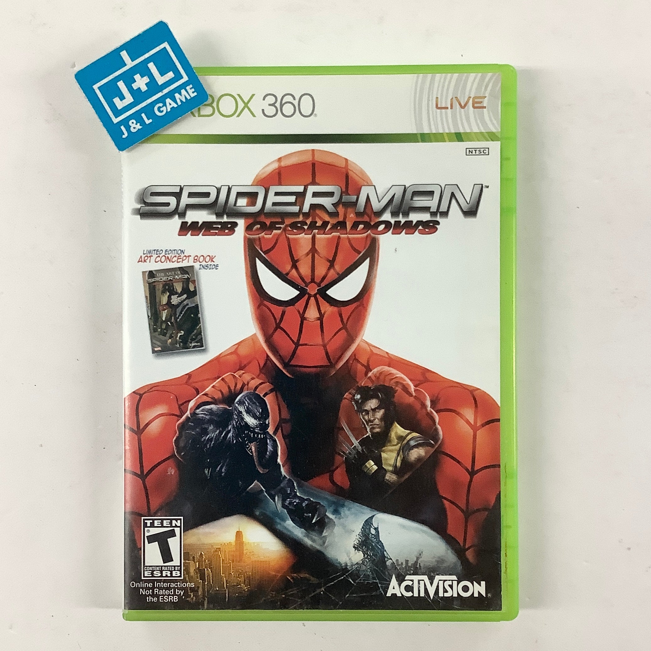 Spider-Man: Web of Shadows - Xbox 360 [Pre-Owned] Video Games Activision