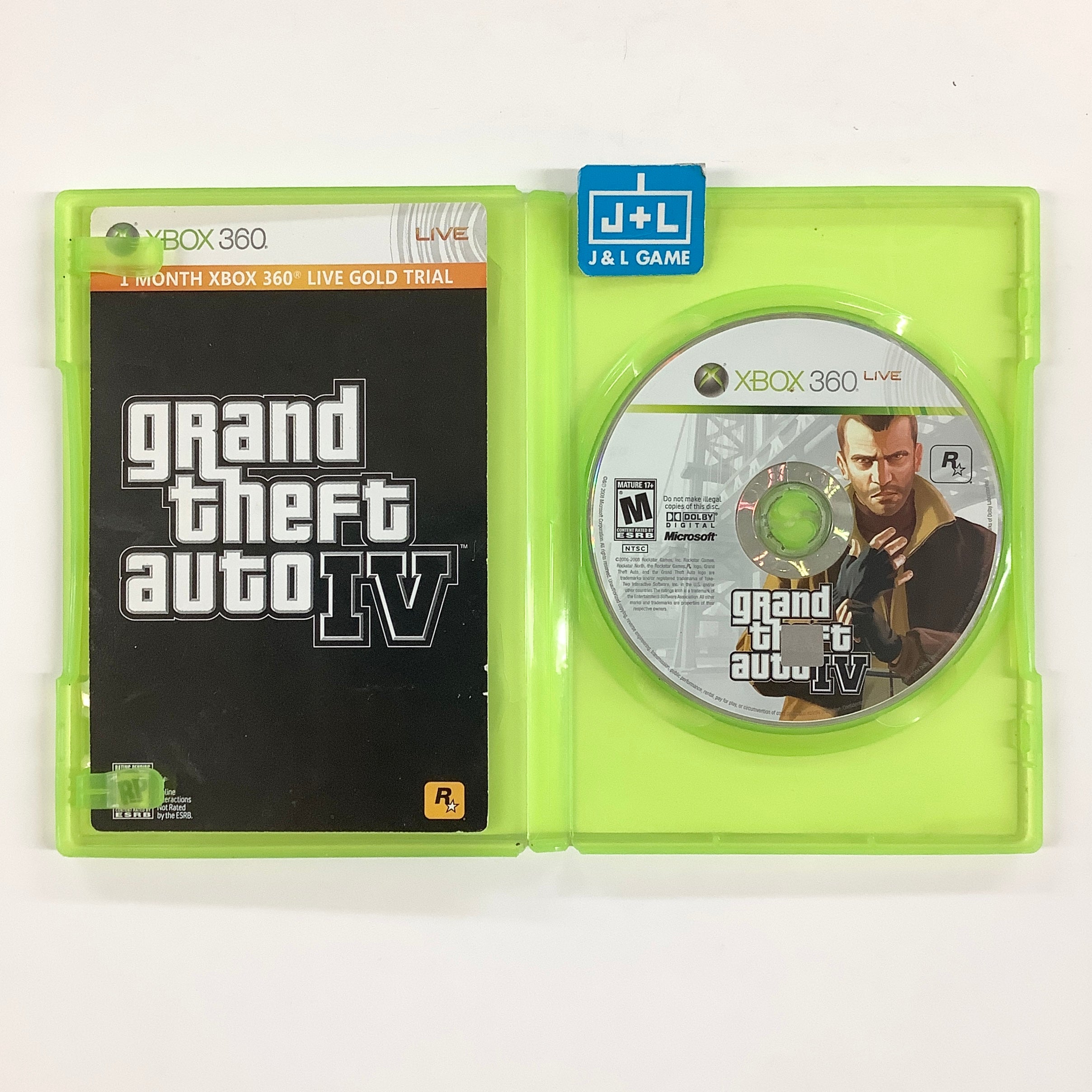 Grand Theft Auto IV - Xbox 360 [Pre-Owned] Video Games Rockstar Games