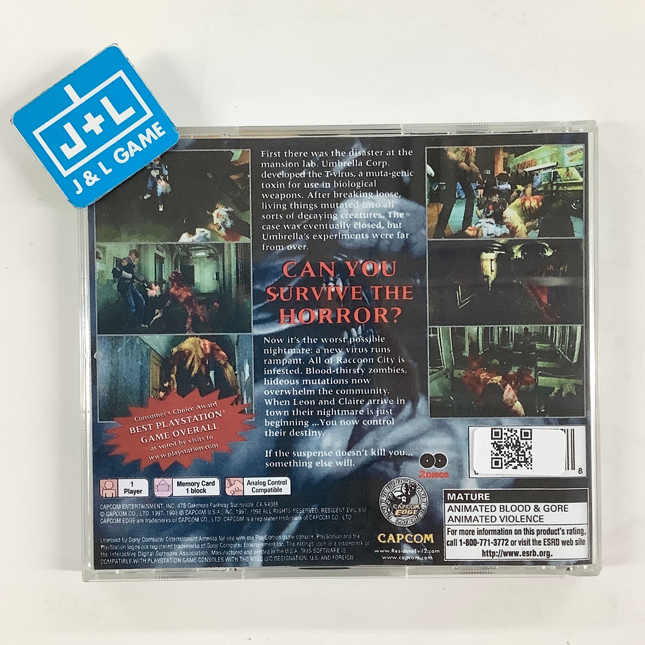 Resident Evil 2 (Greatest Hits) - (PS1) PlayStation 1 [Pre-Owned] Video Games Capcom