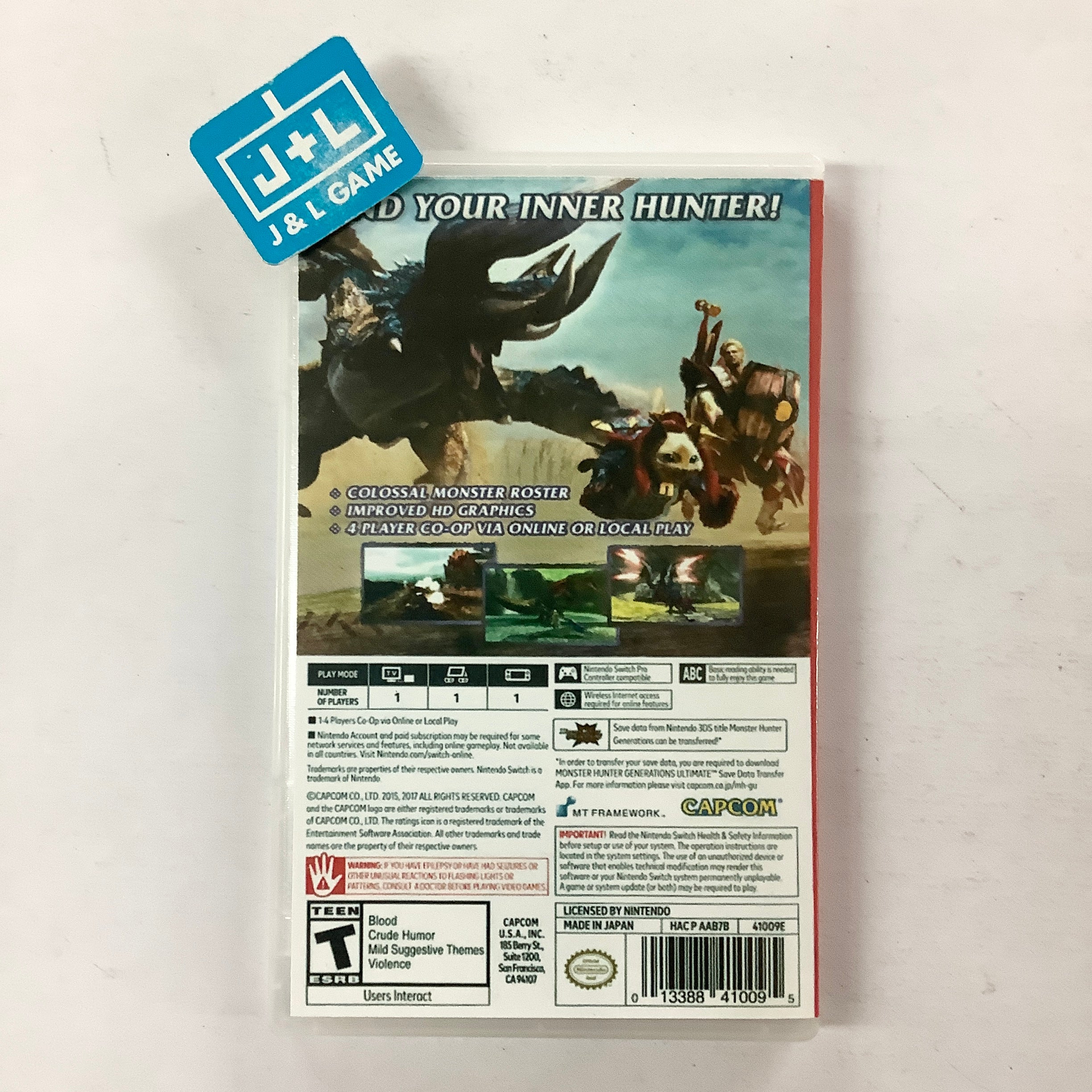 Monster Hunter Generations Ultimate - (NSW) Nintendo Switch [Pre-Owned] Video Games Capcom   
