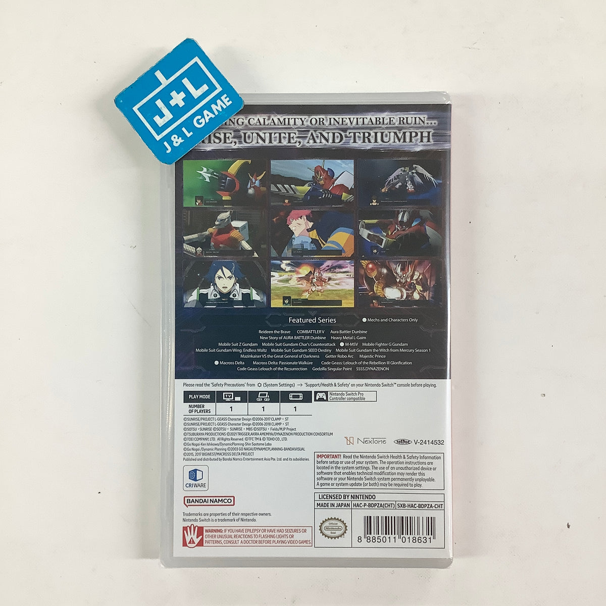 Super Robot Wars Y - (NSW) Nintendo Switch (Asia Import) Video Games Bandai Namco Games