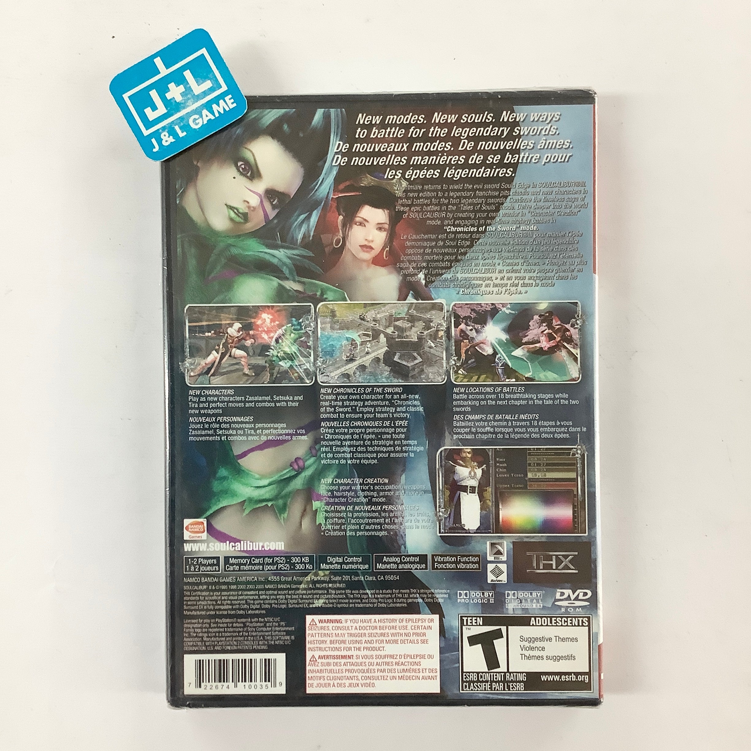 Soul Calibur III (Greatest Hits) - (PS2) PlayStation 2 Video Games Namco   