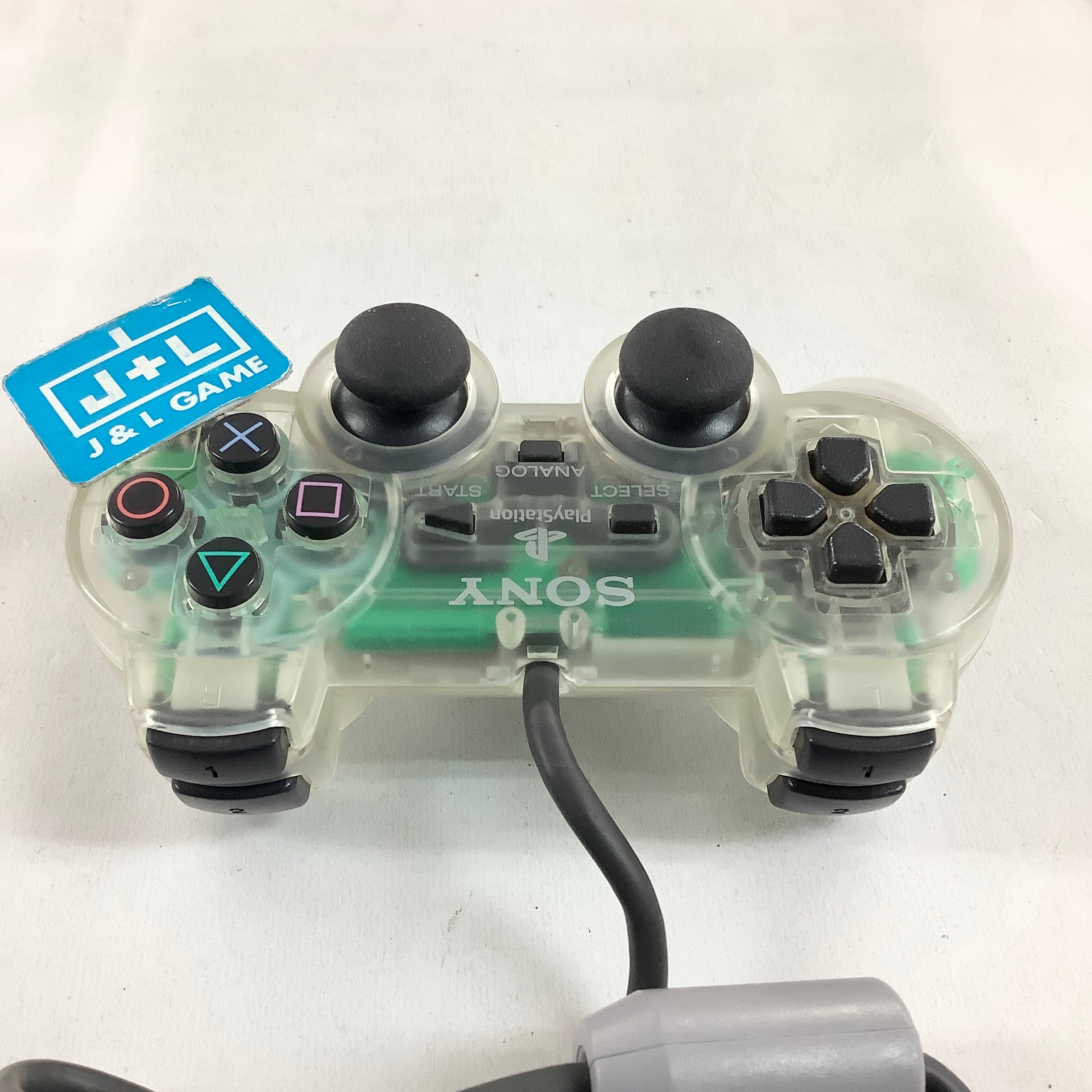 Sony Playstation Dual Analog Controller (Clear) - (PS1) PlayStation 1 [Pre-Owned] Accessories Sony