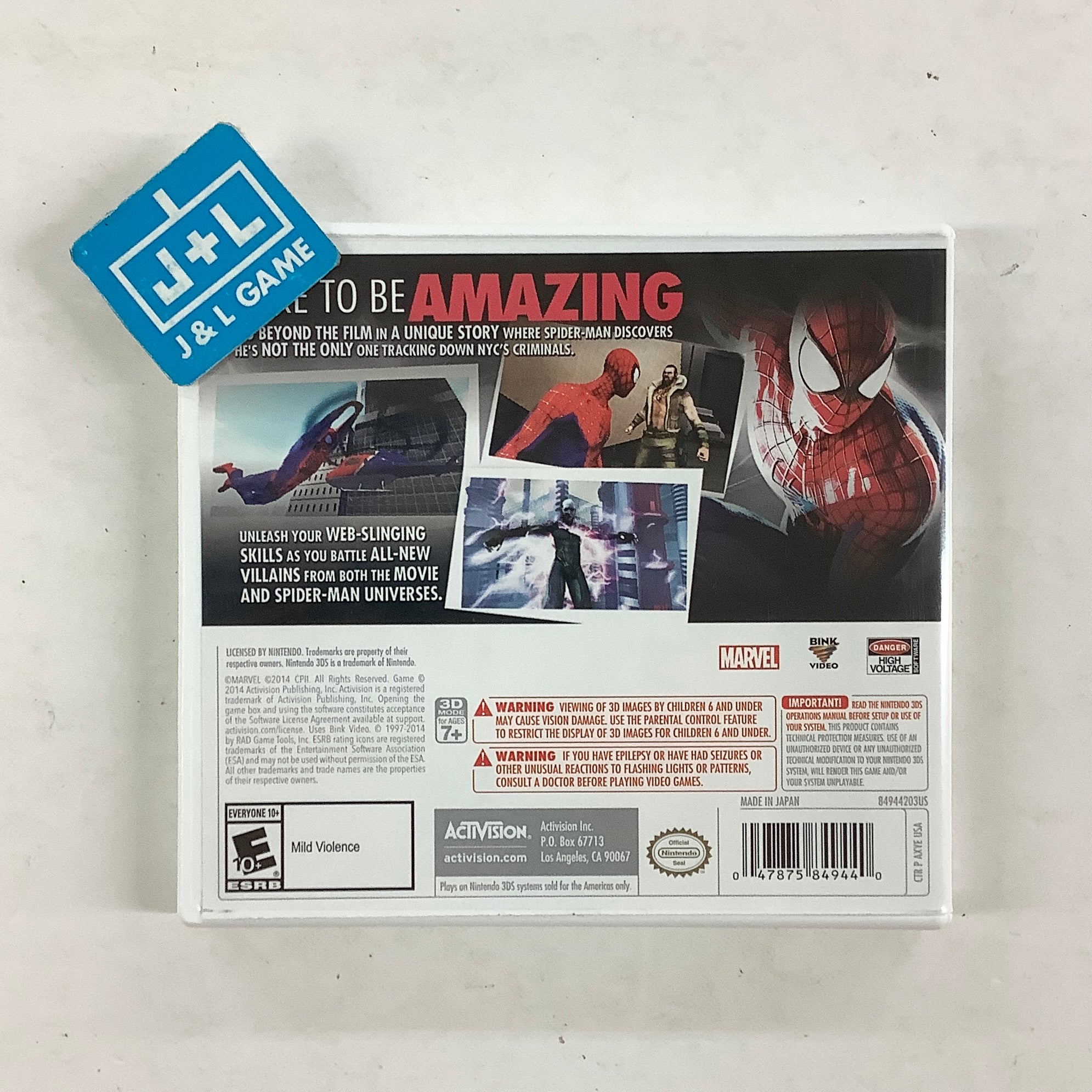 The Amazing Spider-Man 2 - Nintendo 3DS [Pre-Owned] Video Games Activision