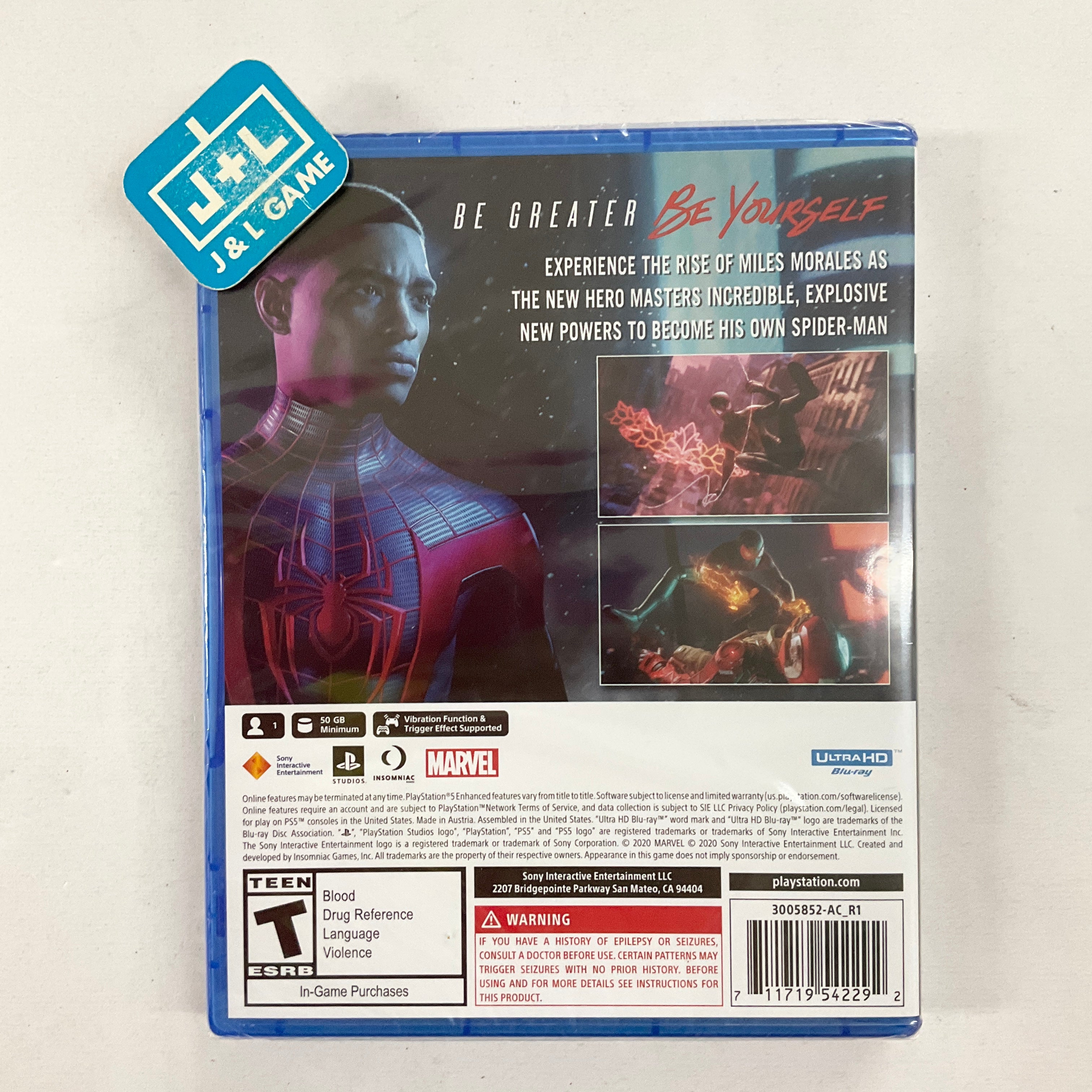 Marvel’s Spider-Man: Miles Morales - (PS5) PlayStation 5 Video Games Sony   