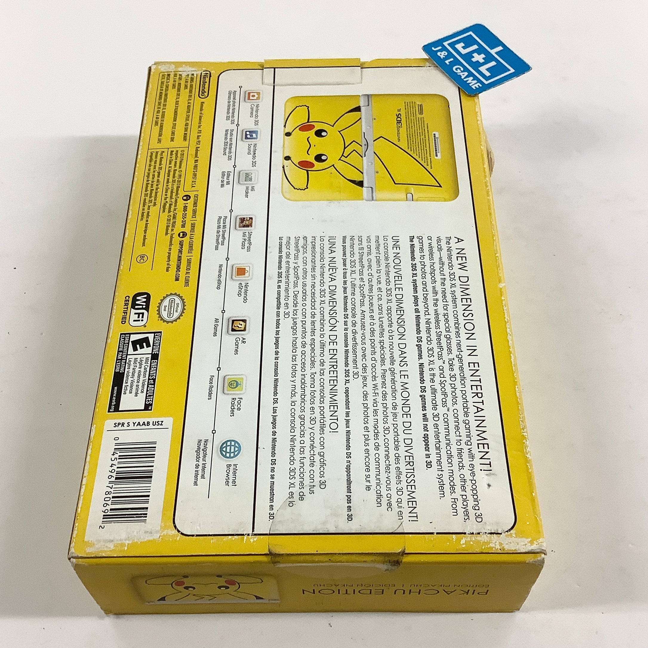 Nintendo 3DS XL Console (Yellow Pikachu Edition) - Nintendo 3DS [Pre-Owned] Consoles Nintendo