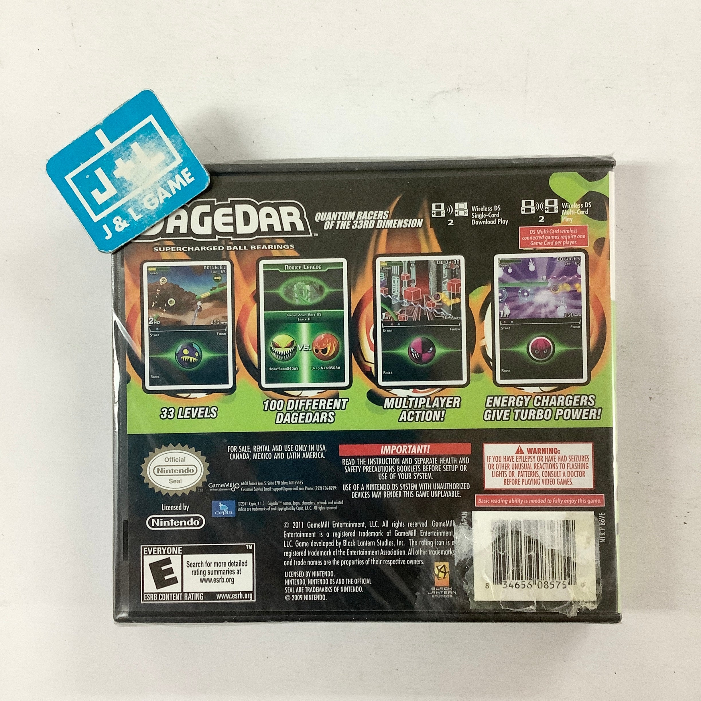 DaGeDar - (NDS) Nintendo DS Video Games GameMill Publishing   